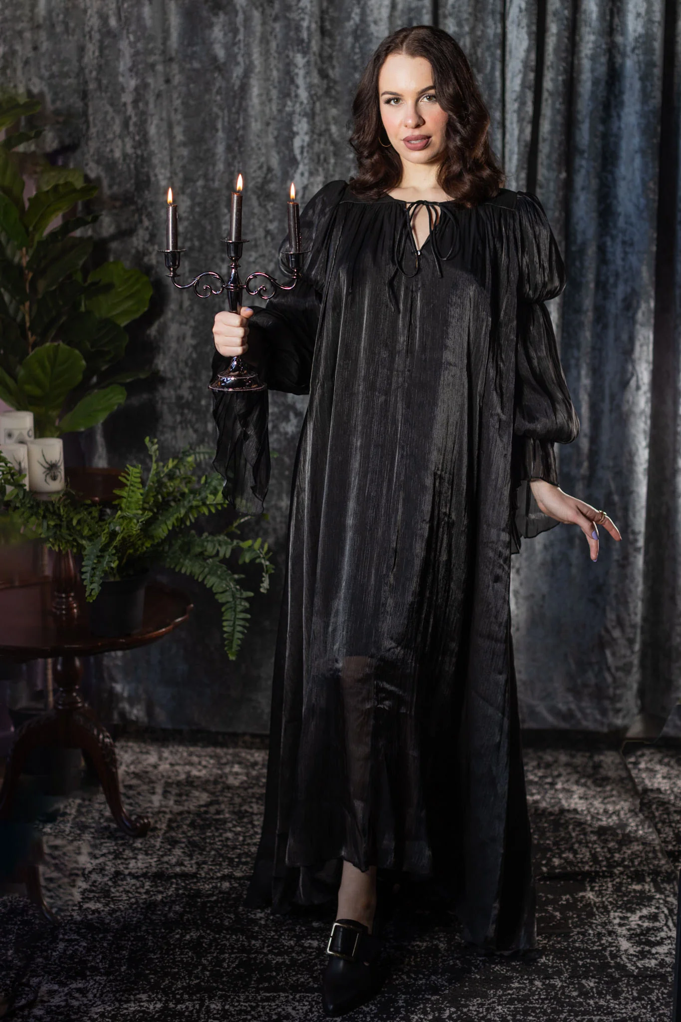 Edith - Metallic Haunting Gown - READY TO SHIP - Image 3