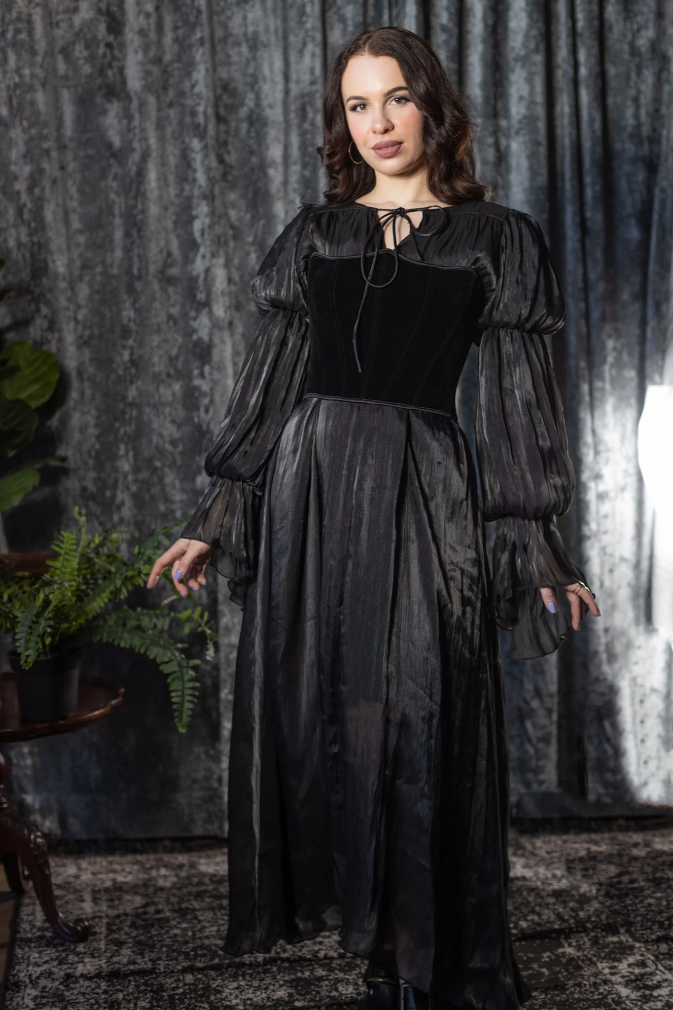 Edith - Metallic Haunting Gown - READY TO SHIP - Image 9