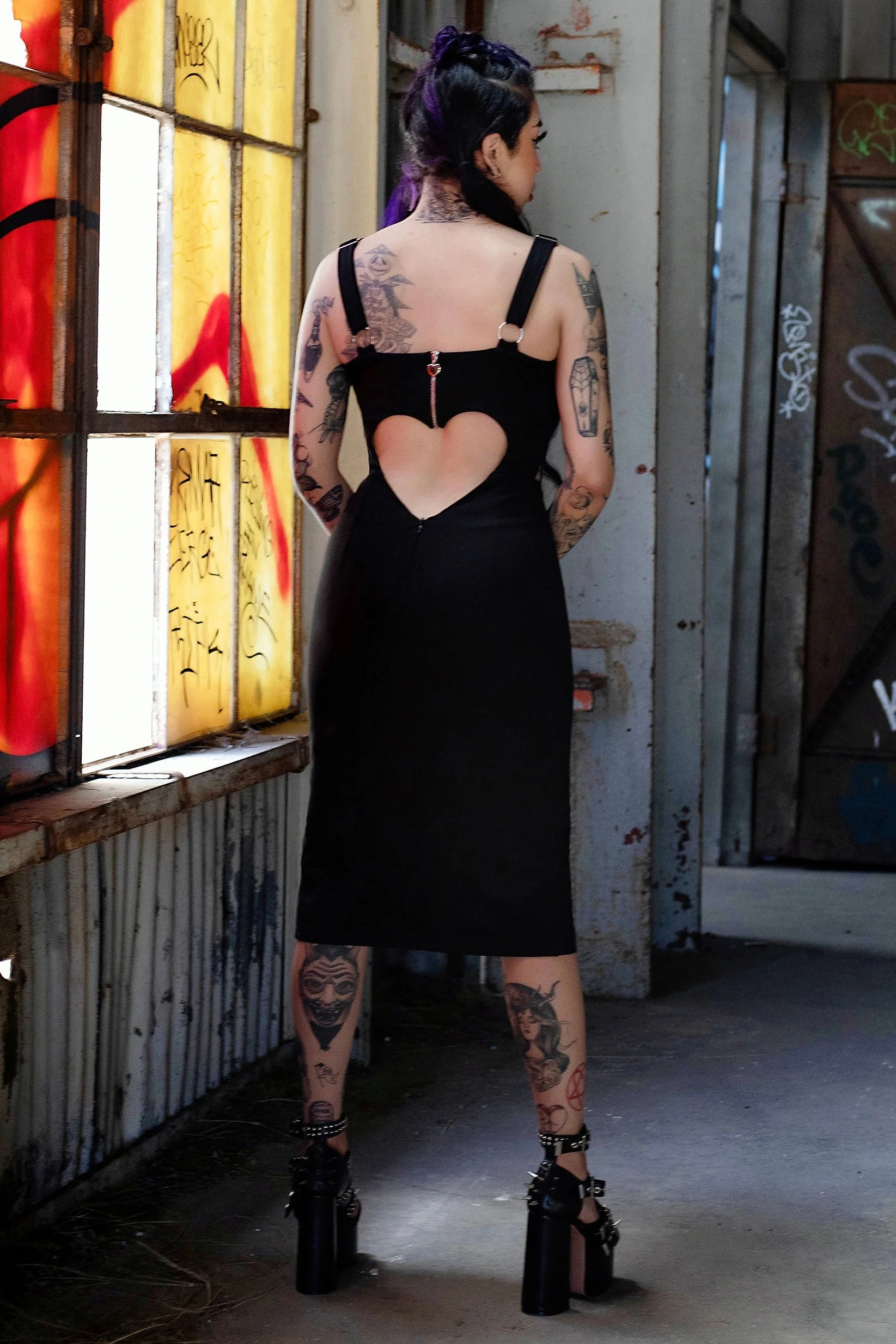 Elizabeth Heart Cut-Out Dress - Image 3