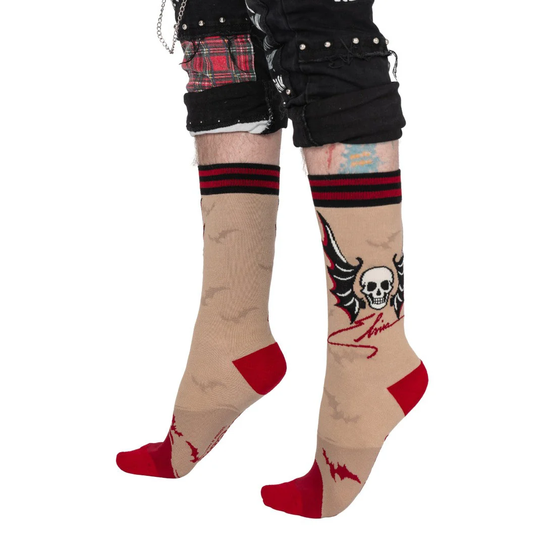 Elvira Cruel Ink Crew Socks - Image 5