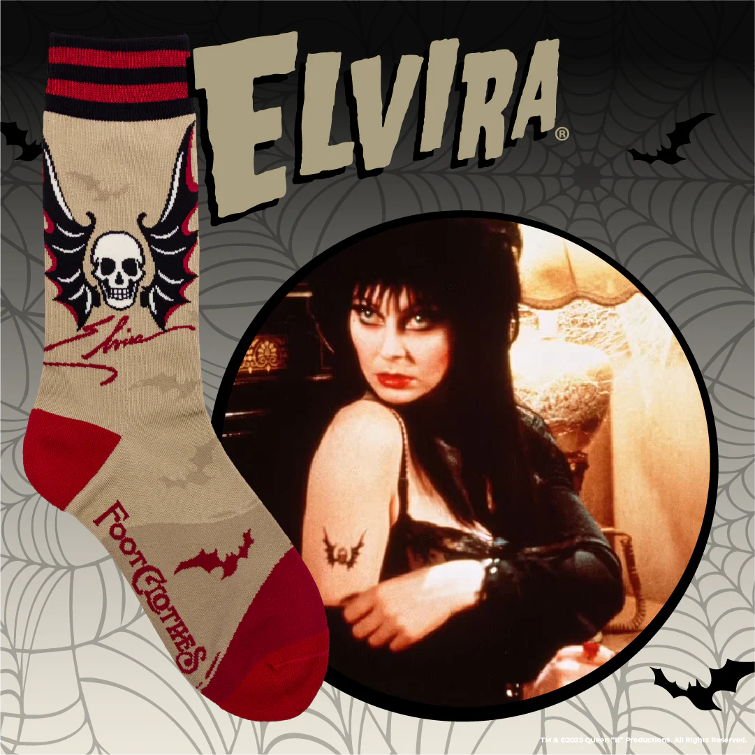 Elvira Cruel Ink Crew Socks - Image 9