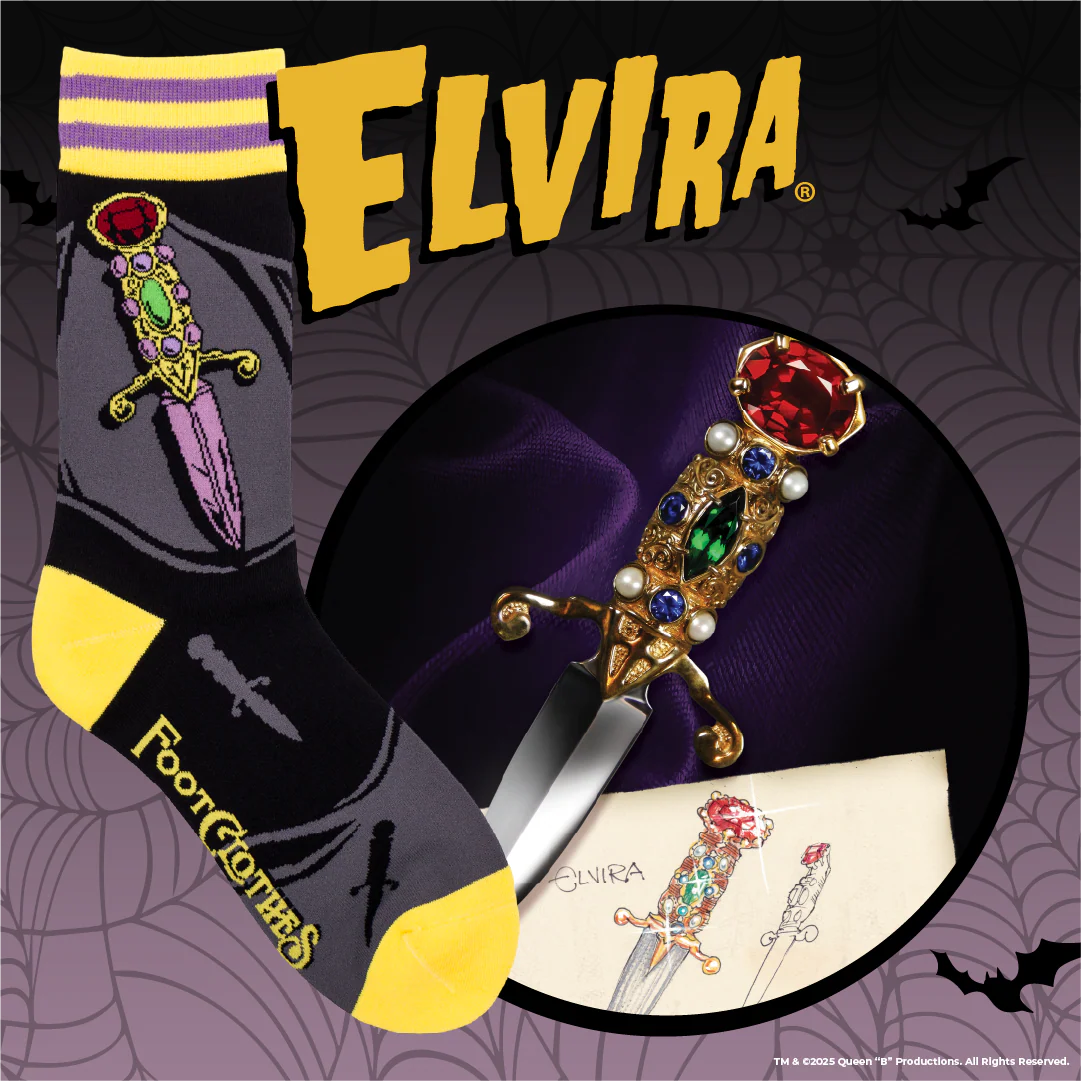 Elvira I Cut You Crew Socks - Image 10