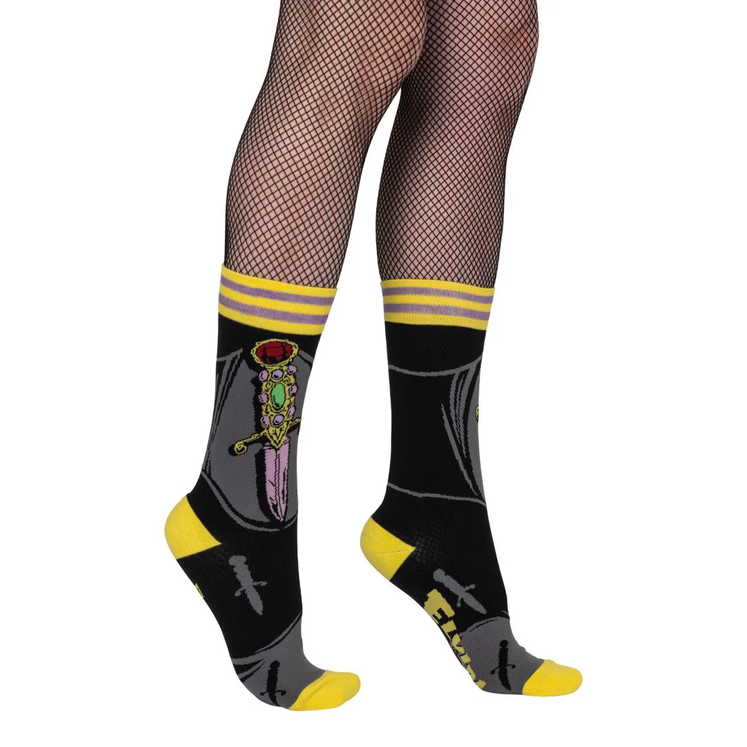 Elvira I Cut You Crew Socks - Image 6
