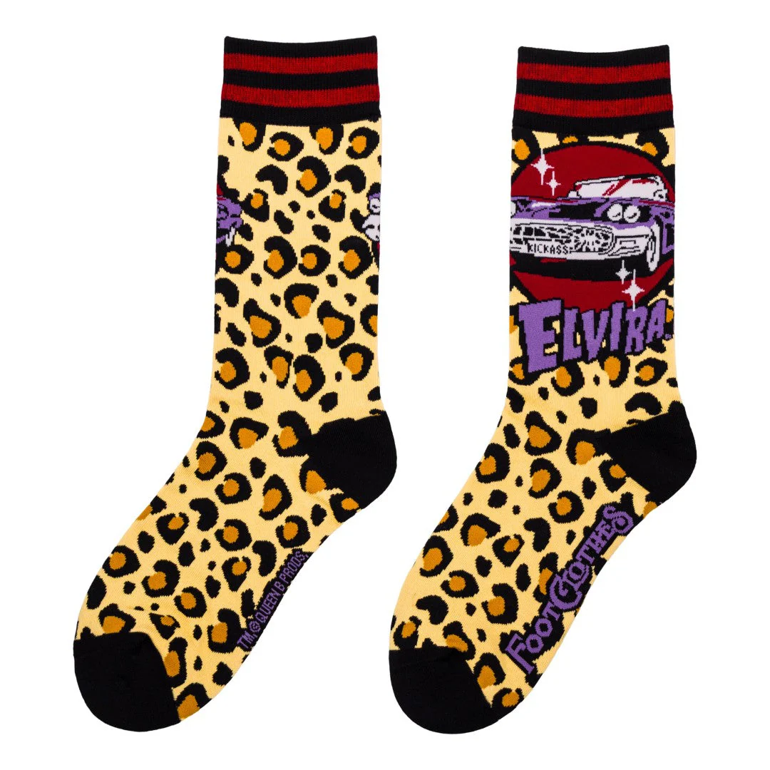 Elvira Macabre Mobile Crew Socks - Image 3