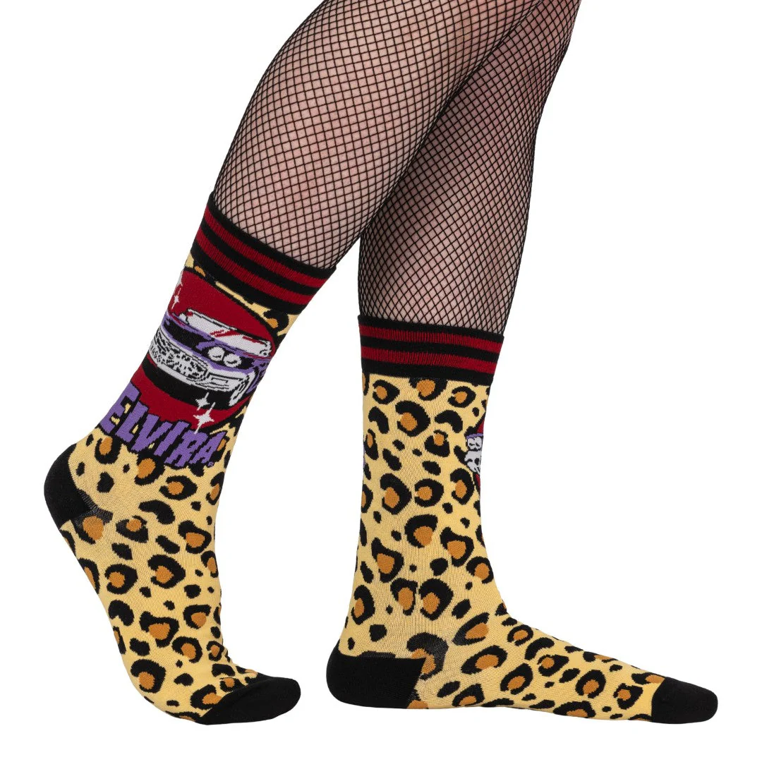 Elvira Macabre Mobile Crew Socks - Image 4