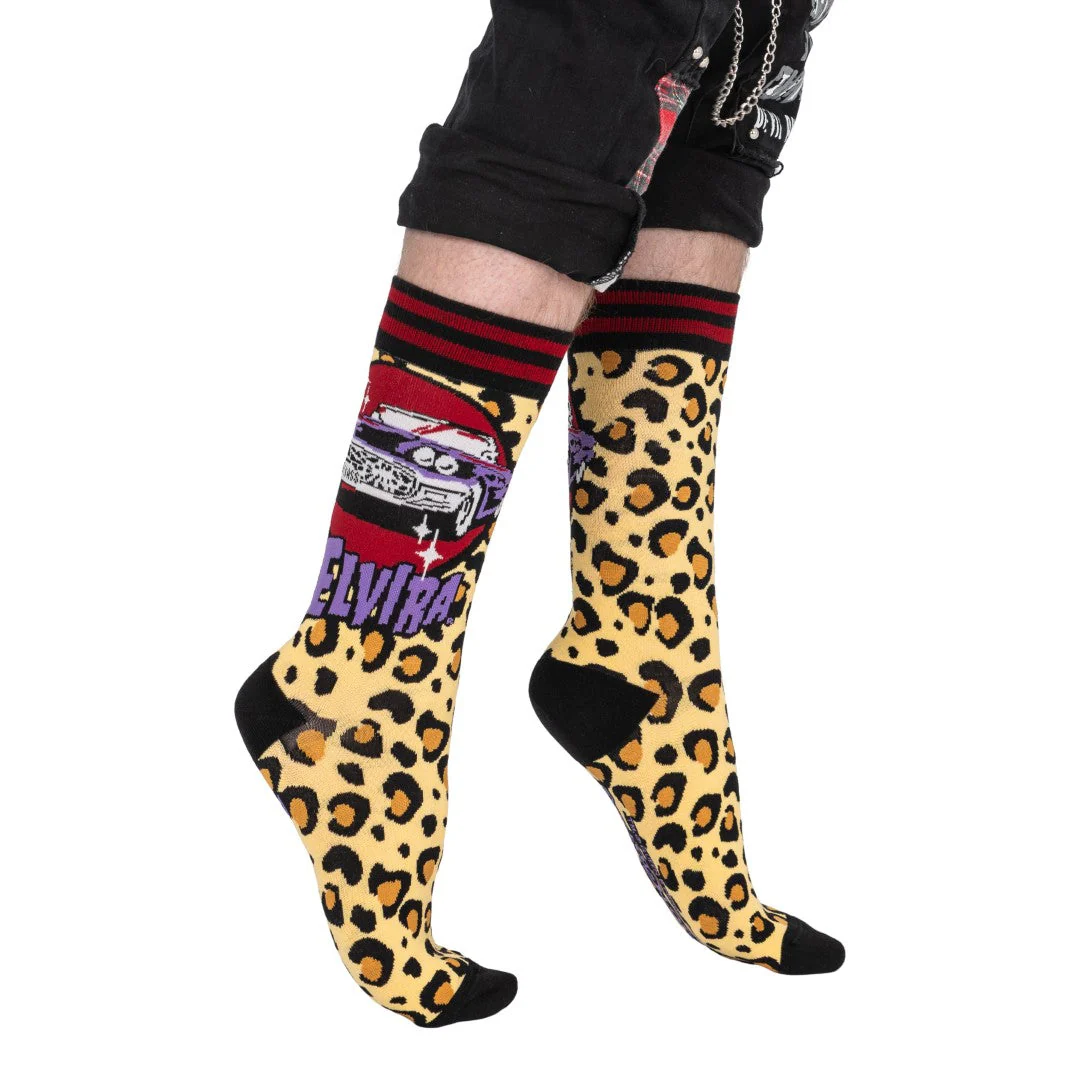Elvira Macabre Mobile Crew Socks - Image 5