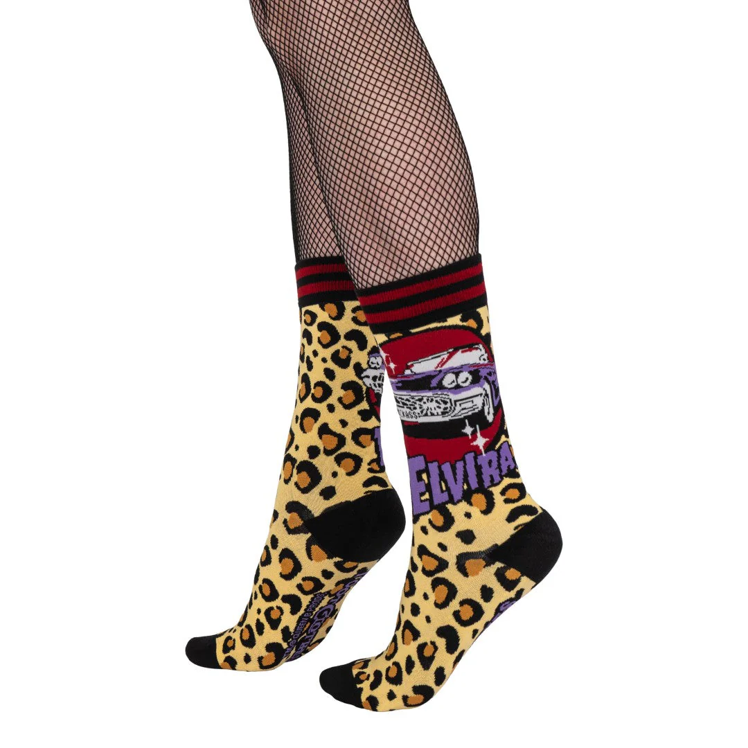 Elvira Macabre Mobile Crew Socks - Image 6