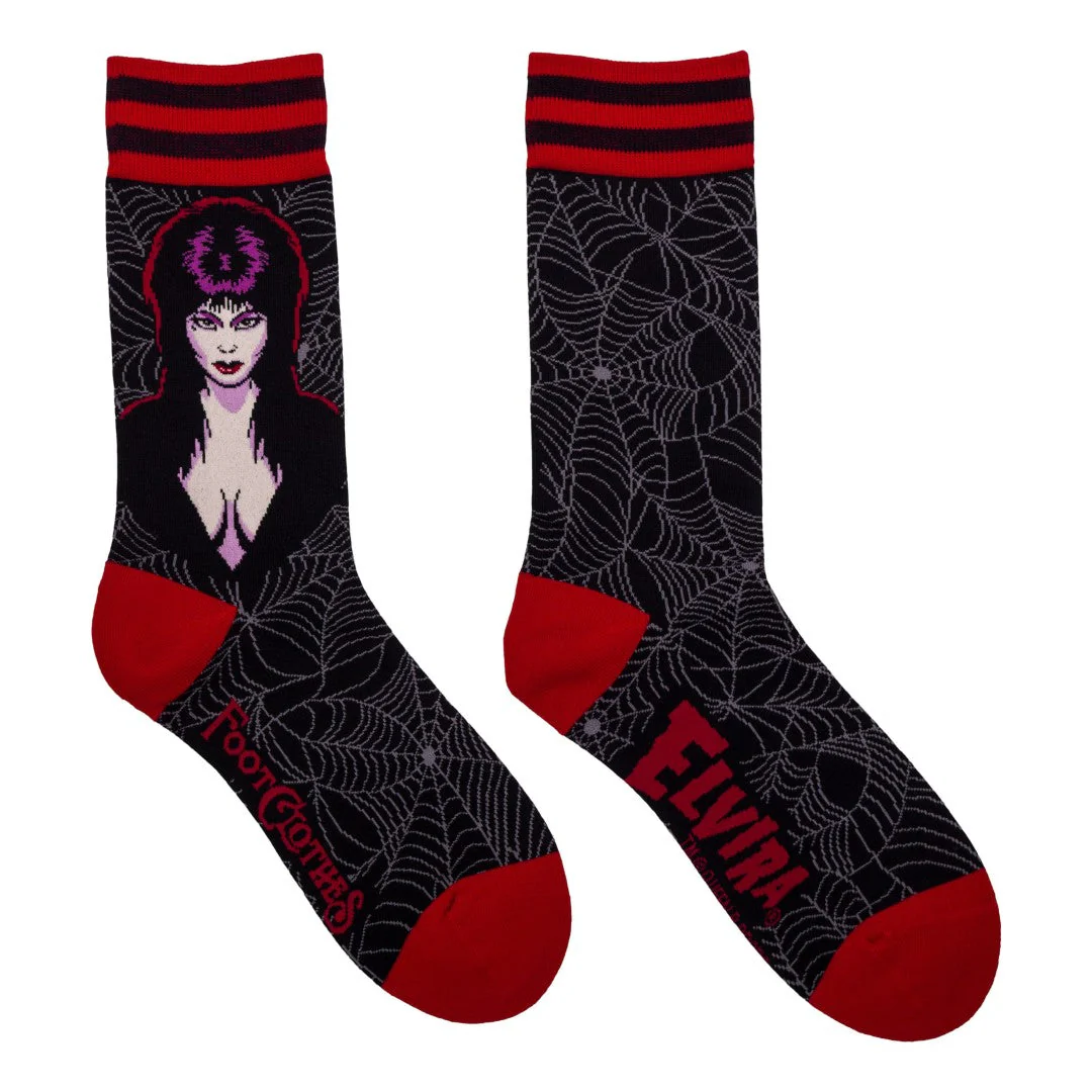 Elvira Mistress of the Dark Crew Socks - Image 2
