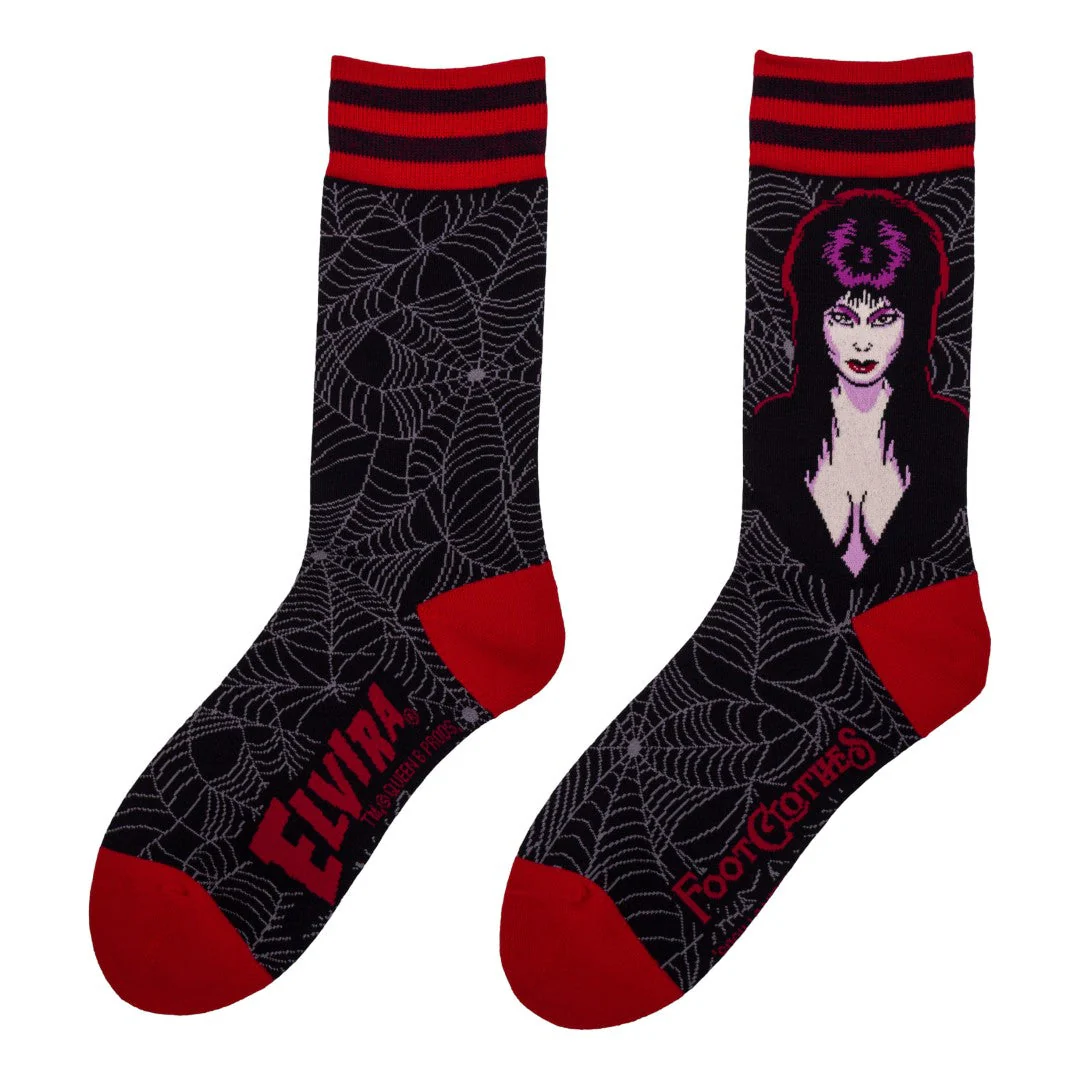 Elvira Mistress of the Dark Crew Socks - Image 3