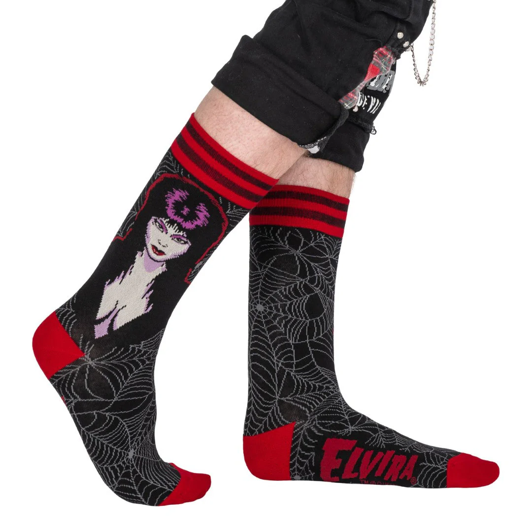 Elvira Mistress of the Dark Crew Socks - Image 4