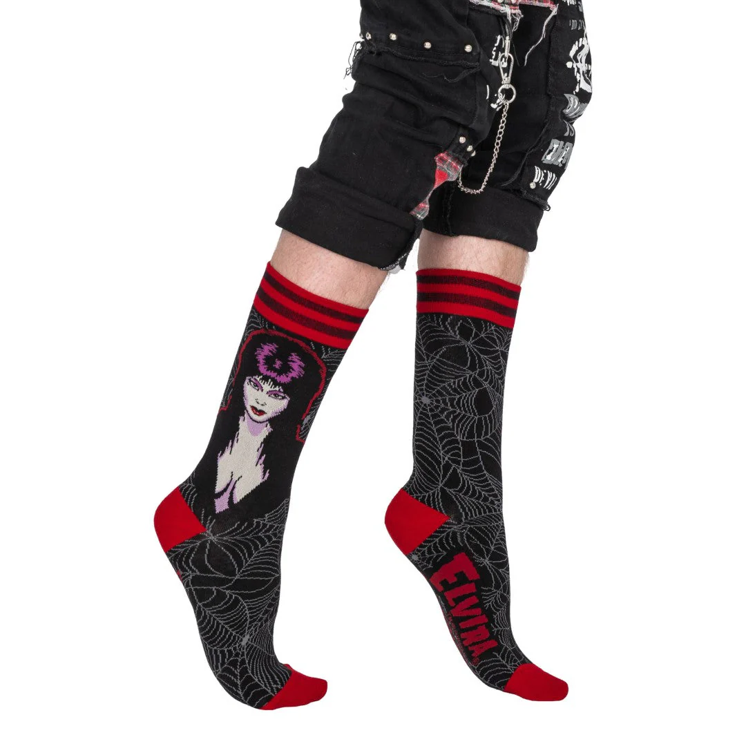 Elvira Mistress of the Dark Crew Socks - Image 5