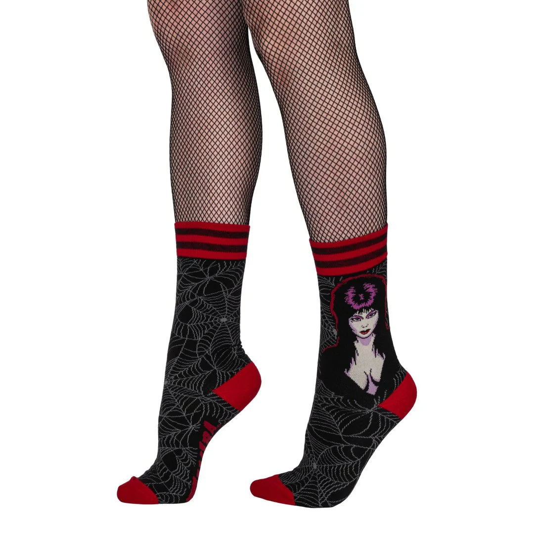 Elvira Mistress of the Dark Crew Socks - Image 6