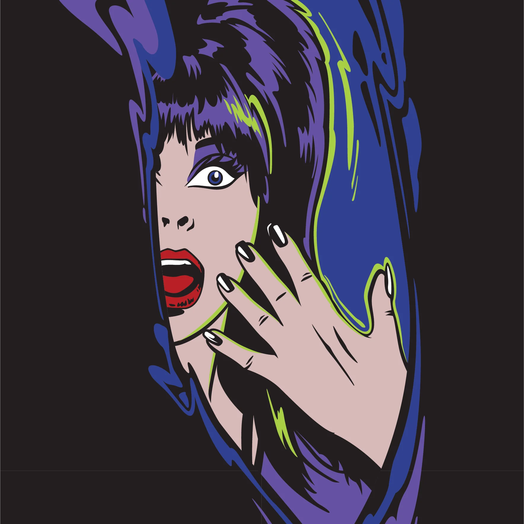 Elvira Unpleasant Dreemz Crew Socks - Image 10