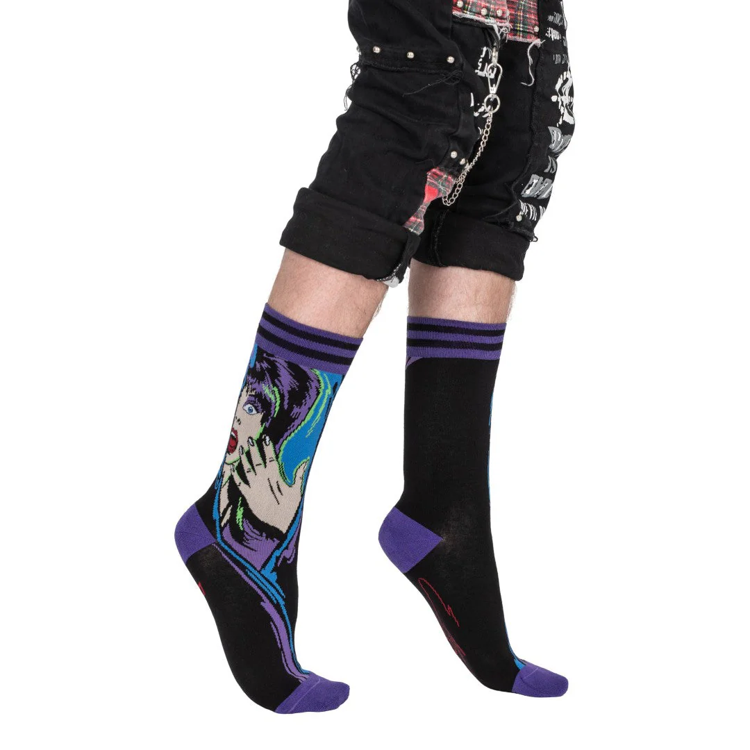 Elvira Unpleasant Dreemz Crew Socks - Image 6