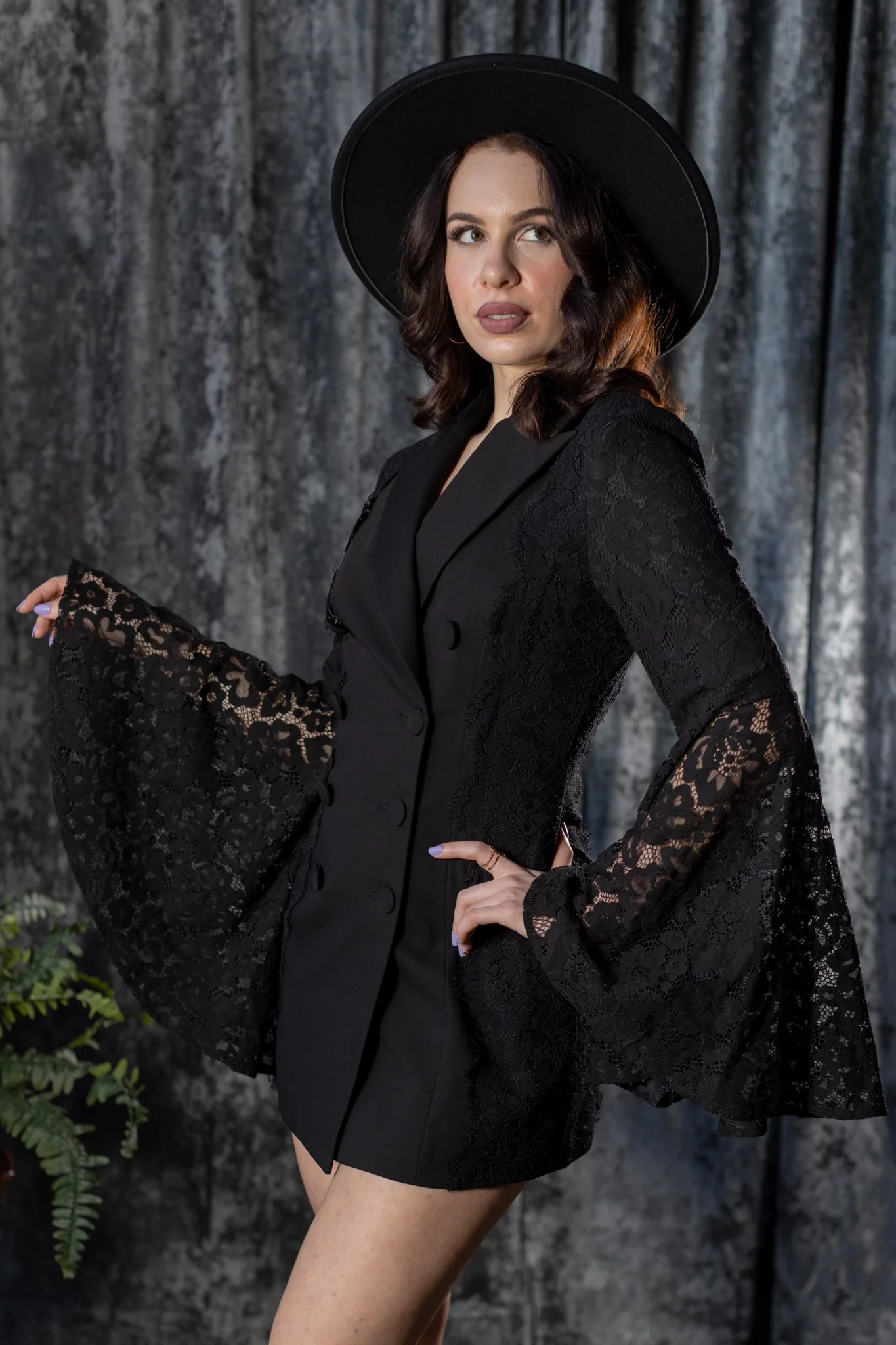 Evangeline - Gothic Blazer Mini Dress - Pre-Order