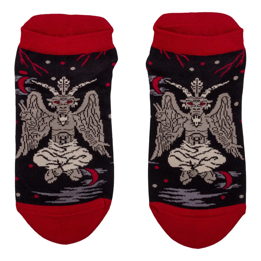 Evil Baphomet Ankle and Crew Sock Pack | 2 Designs - Image 6