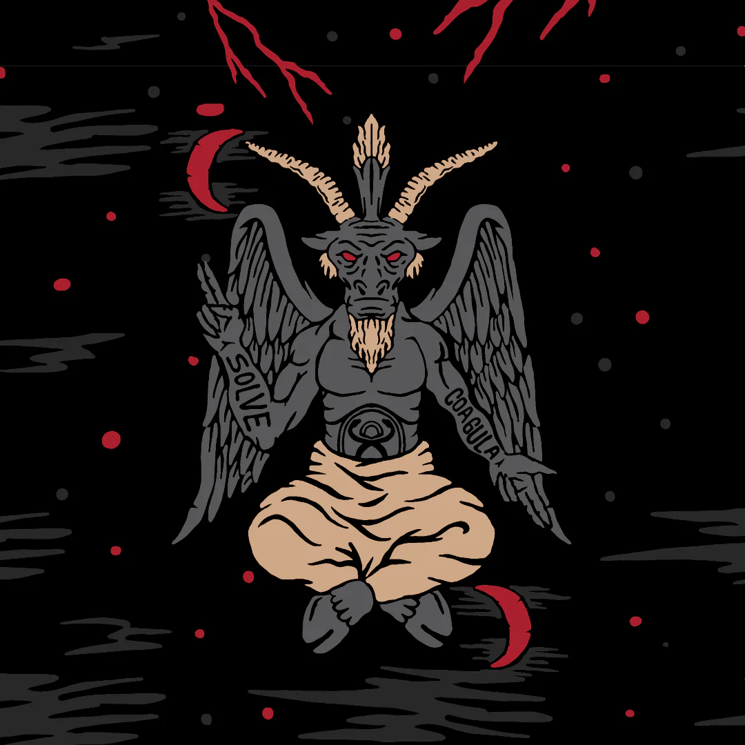 Evil Baphomet Ankle Socks - Image 10