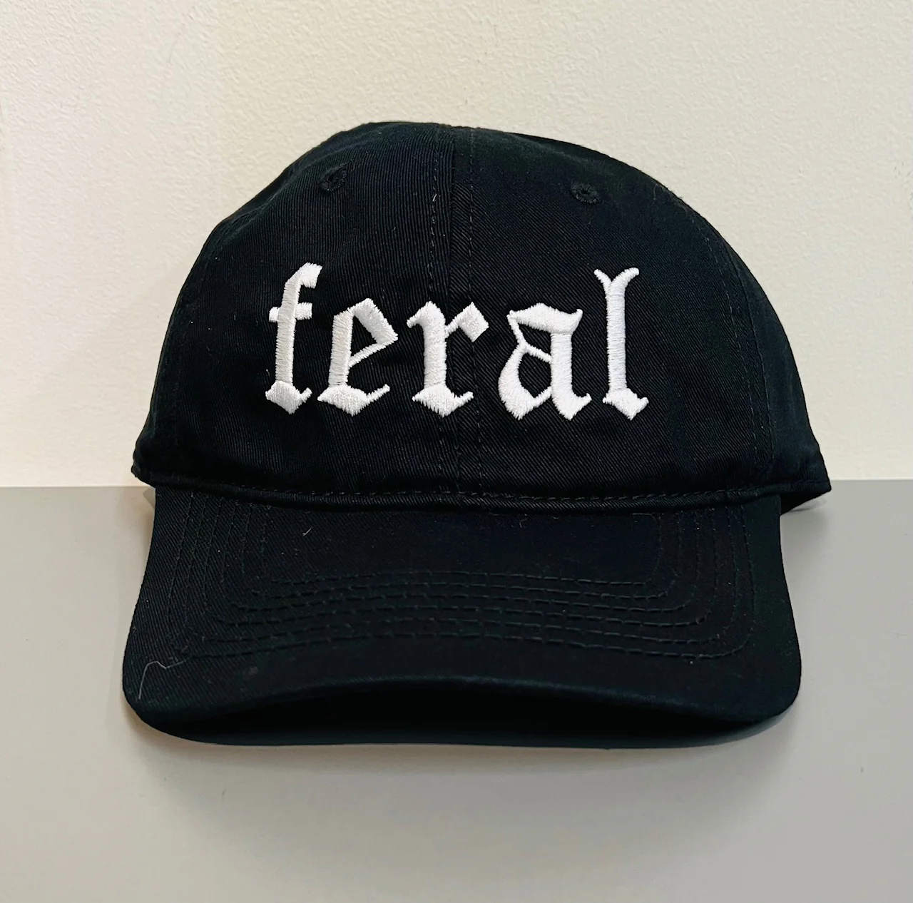 FERAL - Embroidered Dad Hat - READY TO SHIP