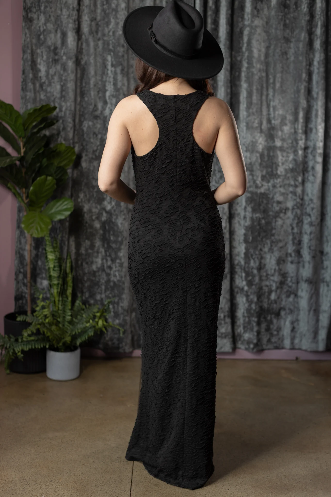 FIONA - faux distressed racerback maxi dress- PRE-ORDER - Image 5