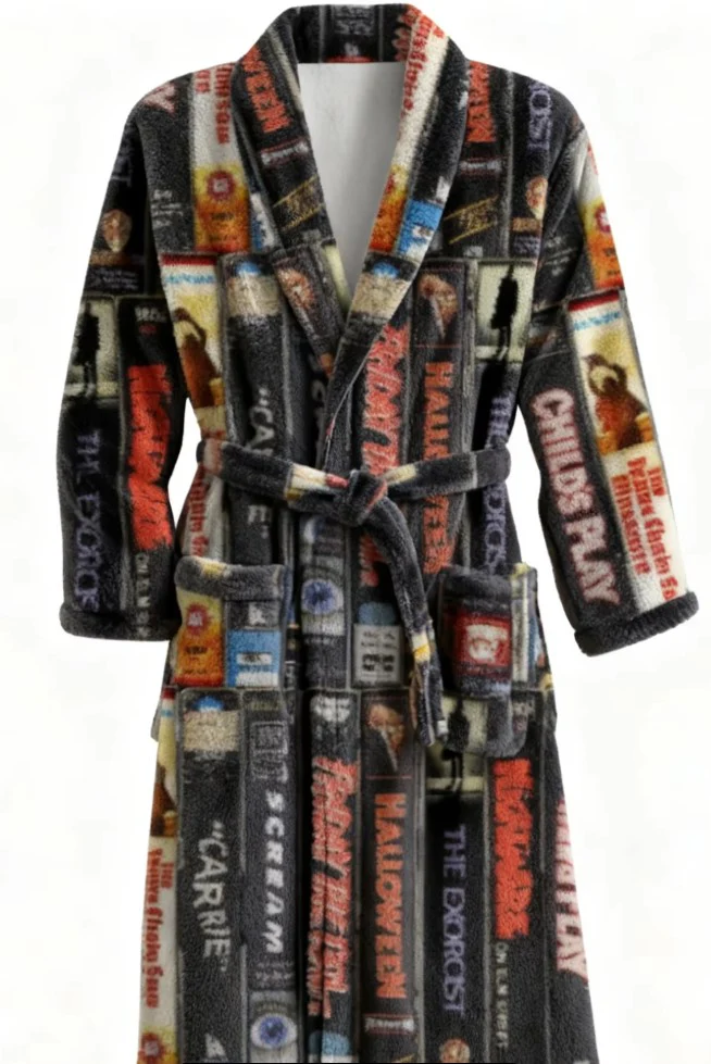 Fleece Robe - Horror Movies - READY TO SHIP