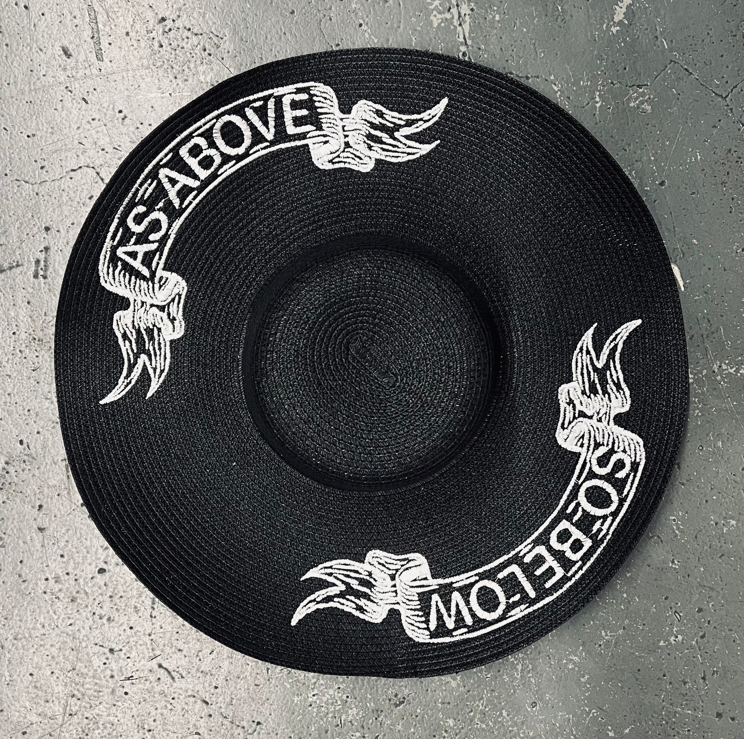 Floppy Sun Hat - XL Brim - As Above So Below