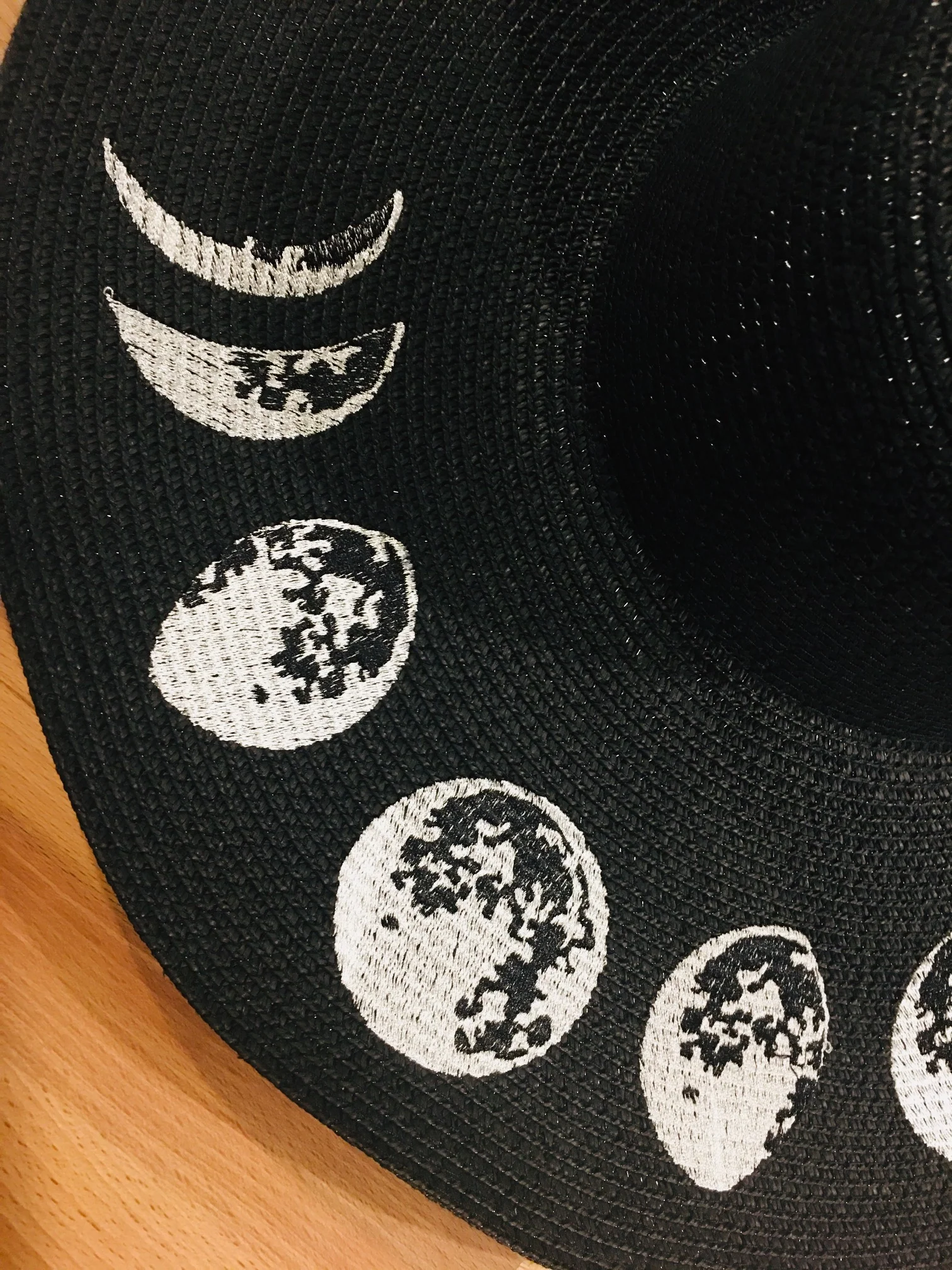 Floppy Sun Hat - XL Brim - Moon Phase - Image 3