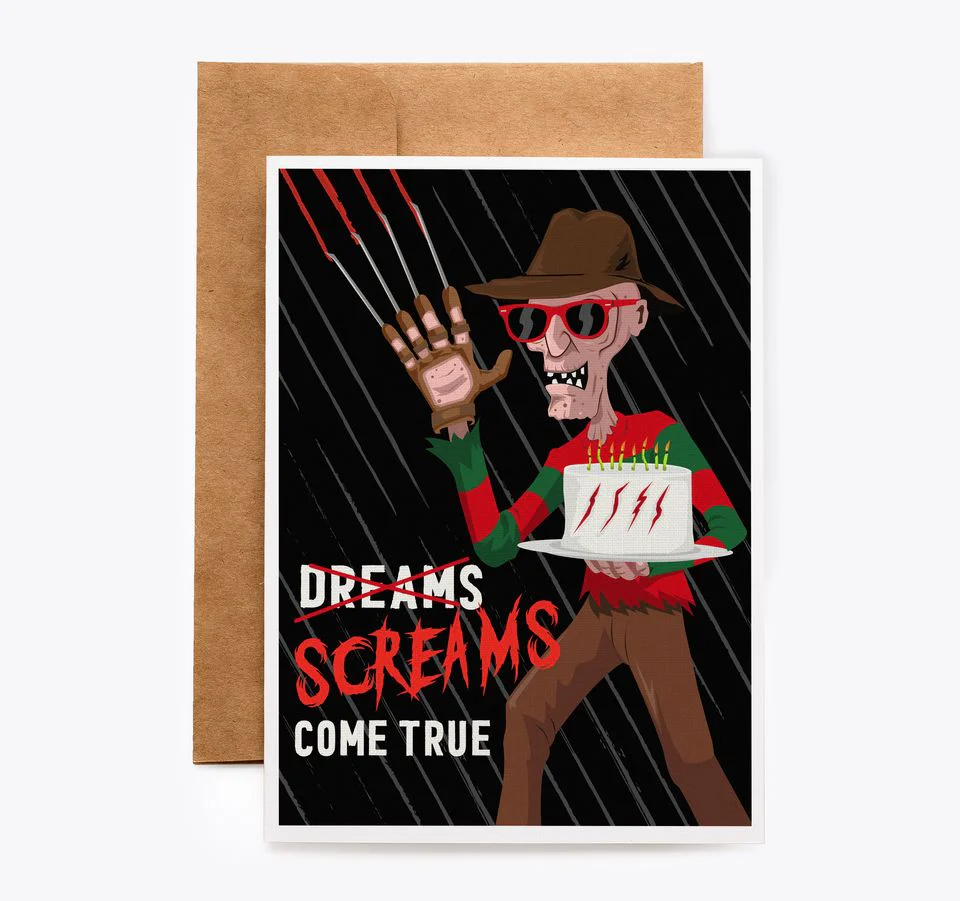 Freddy Birthday Card