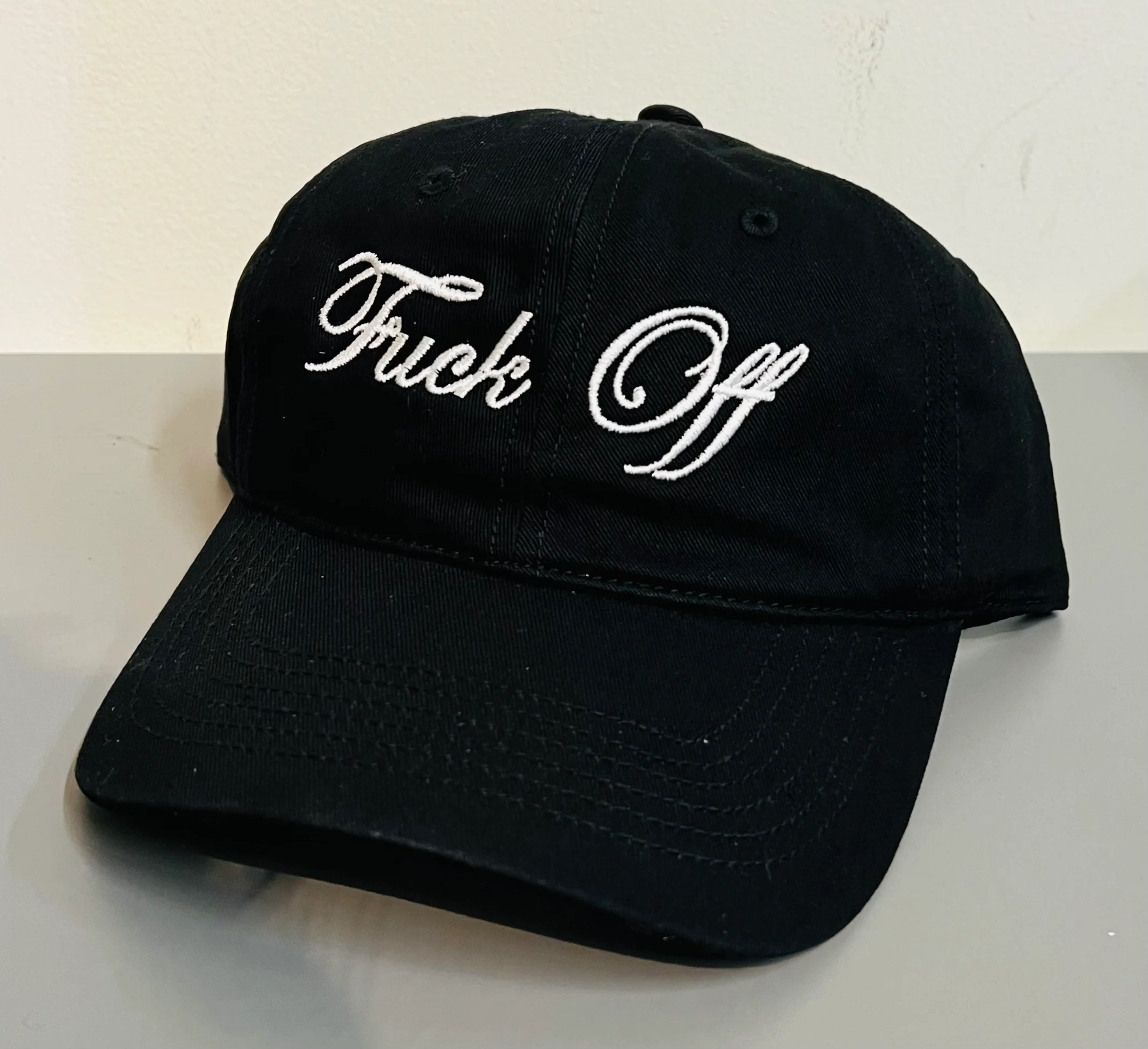Fuck Off - embroidered dad hat - READY TO SHIP