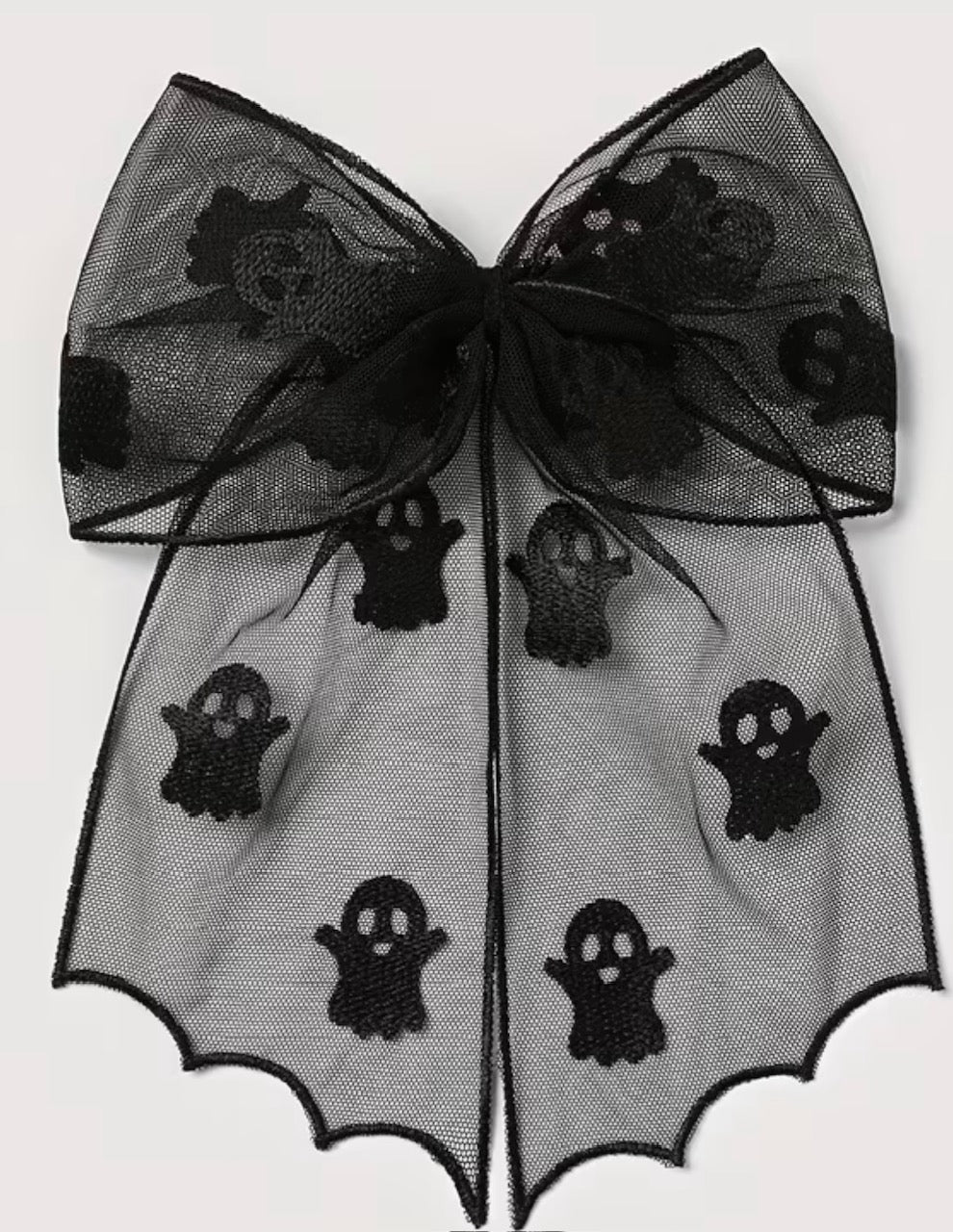Ghost Hair Bow - READY TO SHIP
