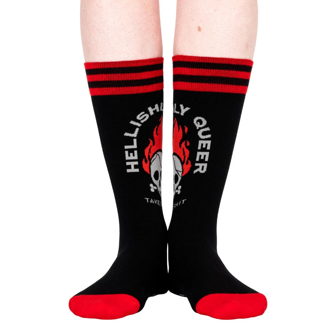 Hellishly Queer Crew Socks - Image 5
