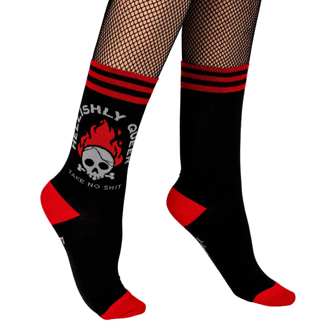 Hellishly Queer Crew Socks - Image 6