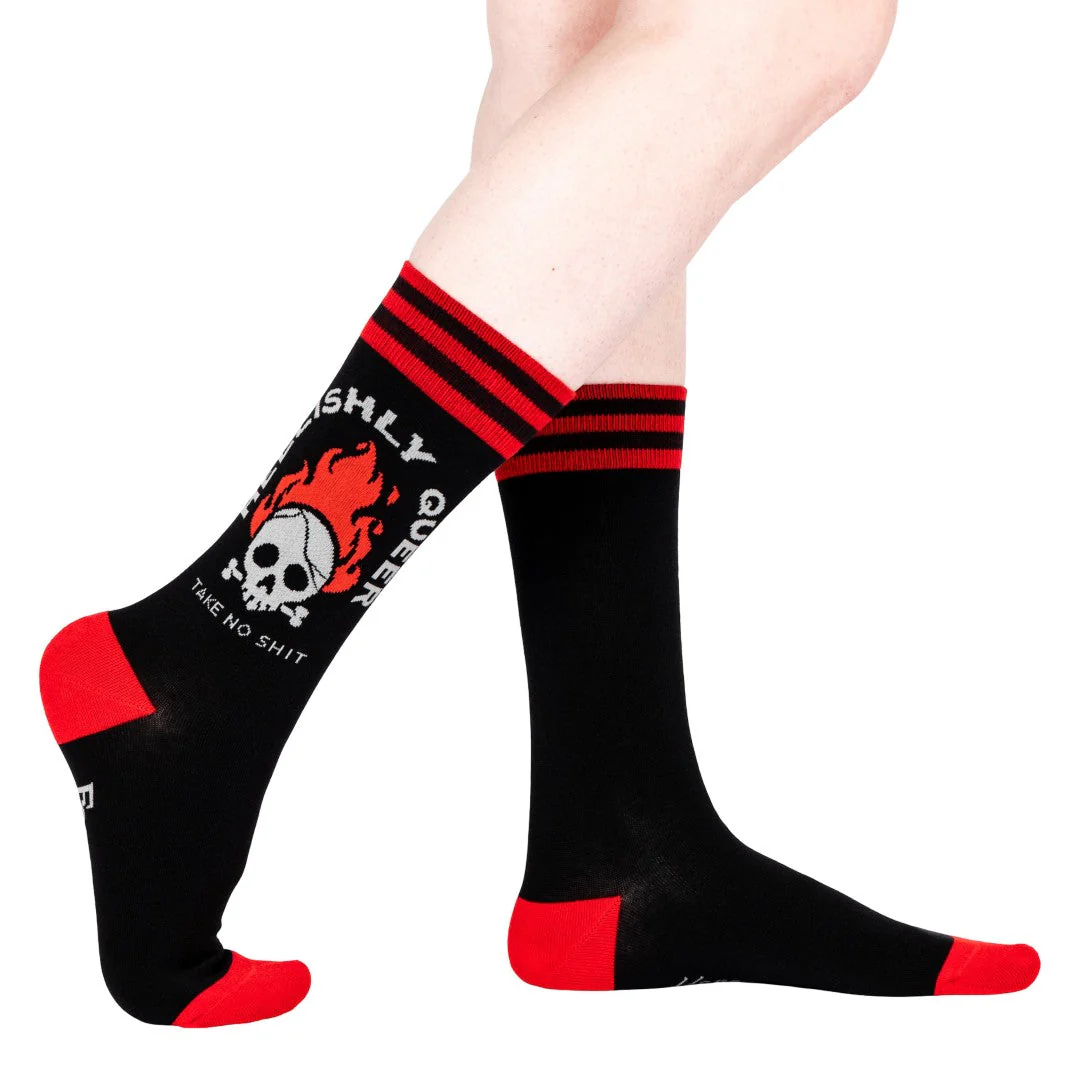 Hellishly Queer Crew Socks - Image 7