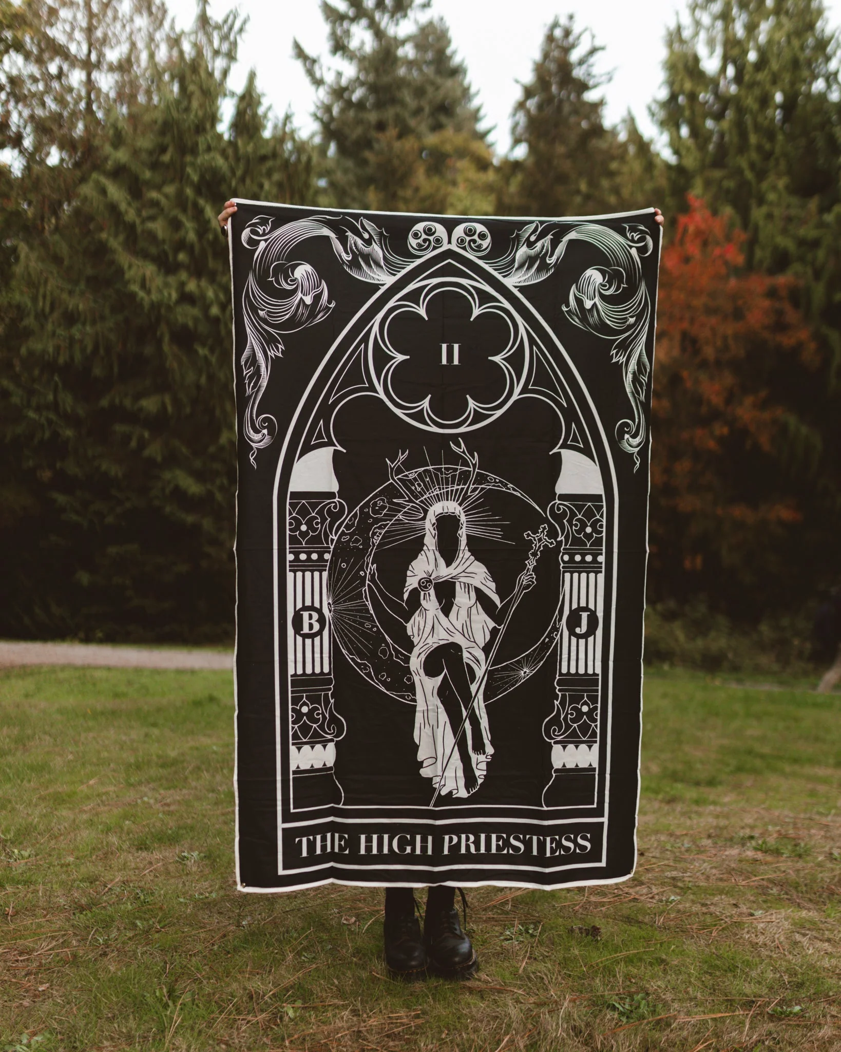 High Priestess Wall Tapestry - Image 2
