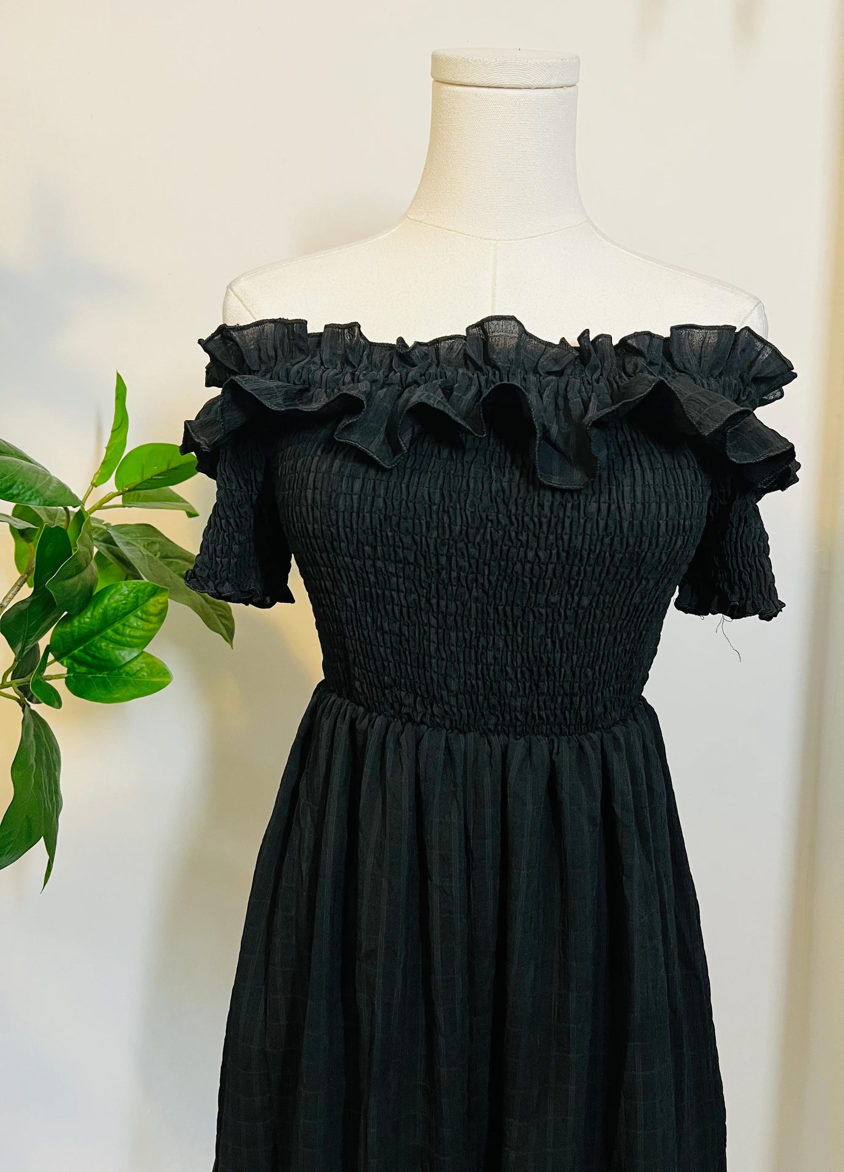 Hilda - Dark Plaid Cottage Dress - READY TO SHIP - Image 10