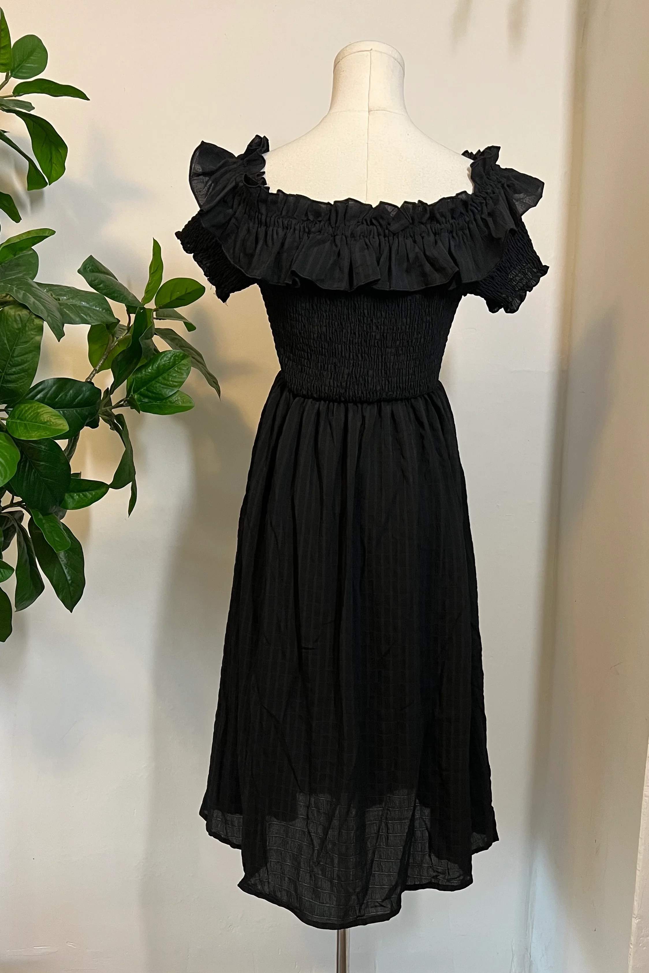 Hilda - Dark Plaid Cottage Dress - READY TO SHIP - Image 13