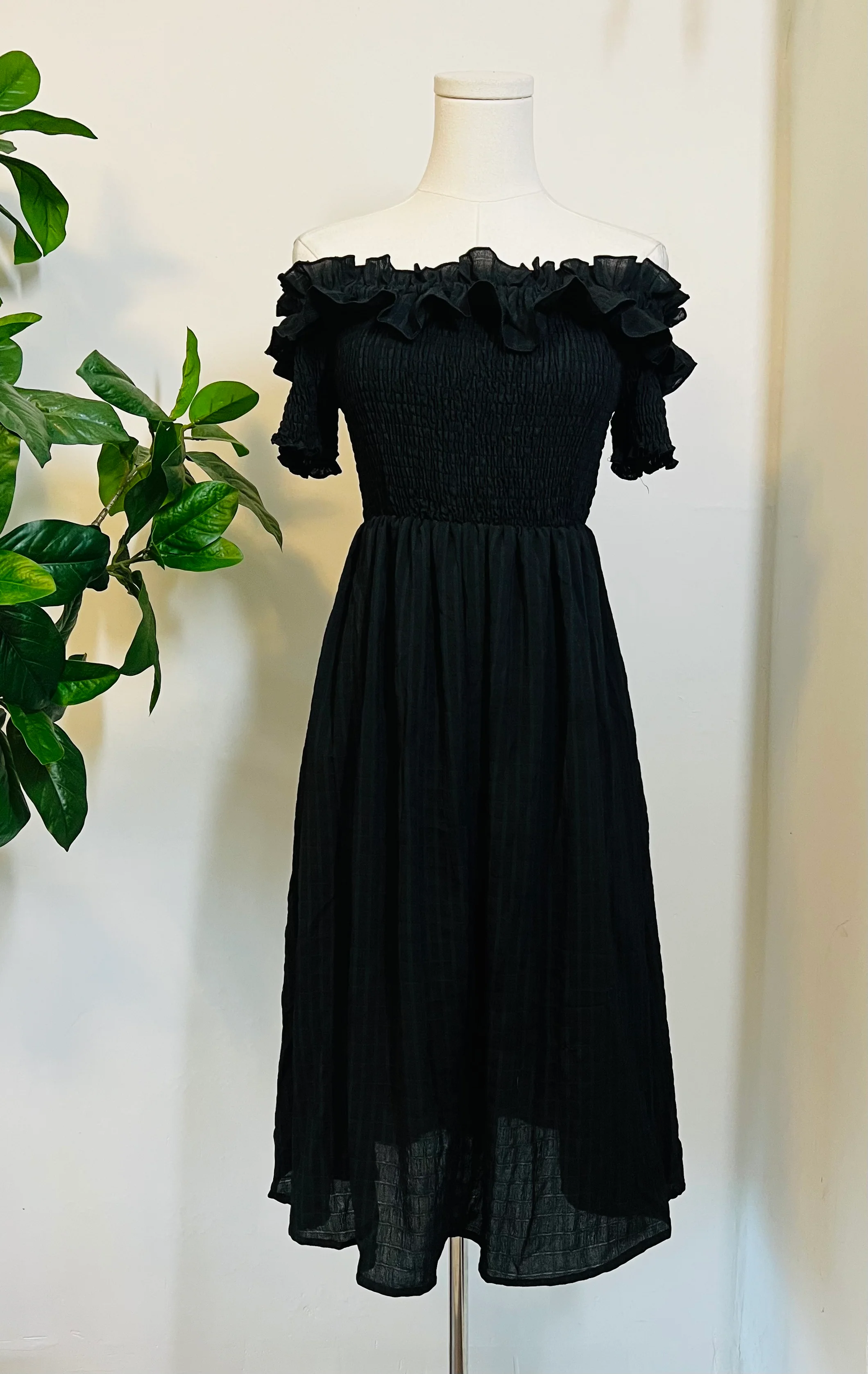 Hilda - Dark Plaid Cottage Dress - READY TO SHIP - Image 14