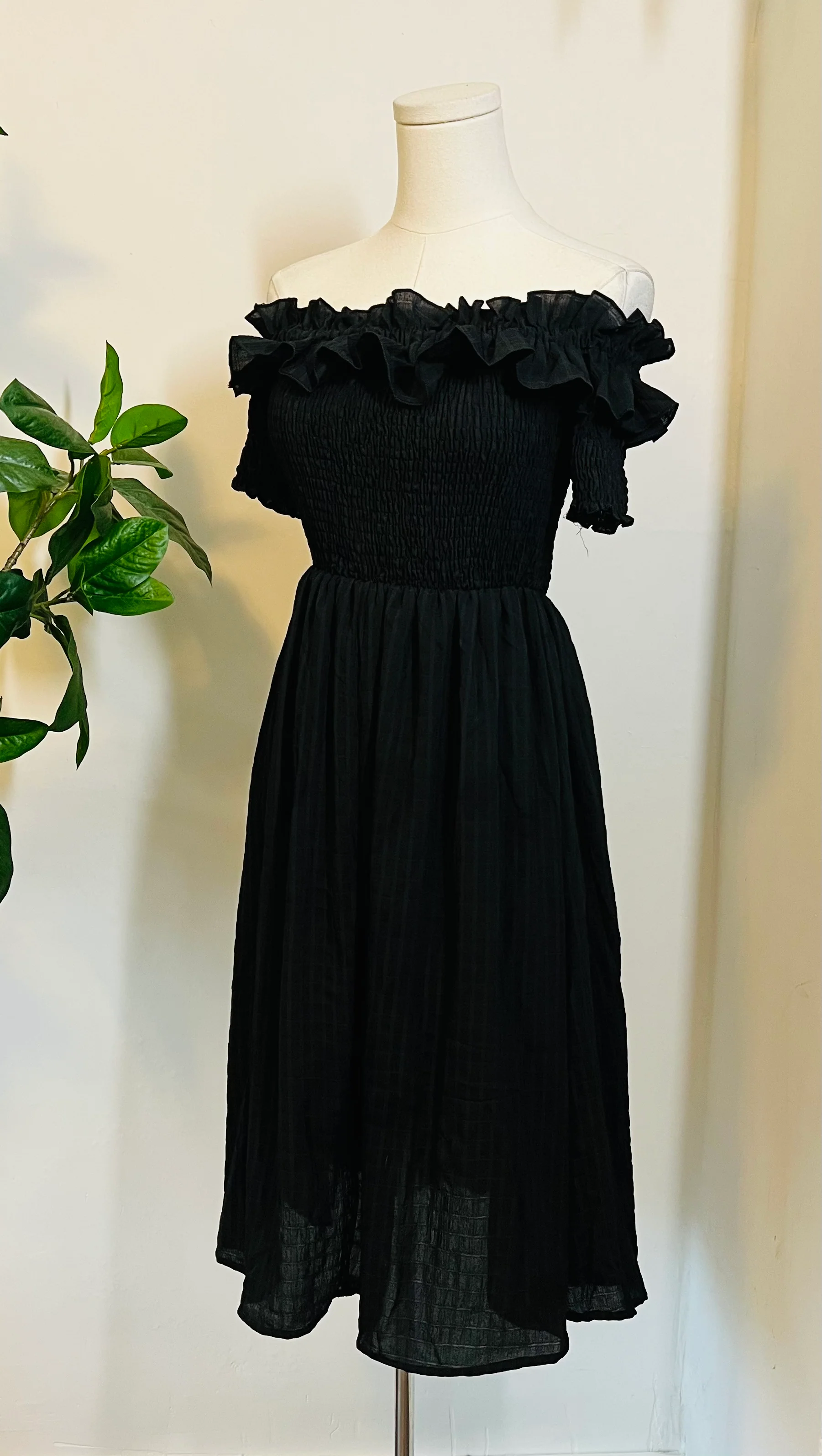 Hilda - Dark Plaid Cottage Dress - READY TO SHIP - Image 9