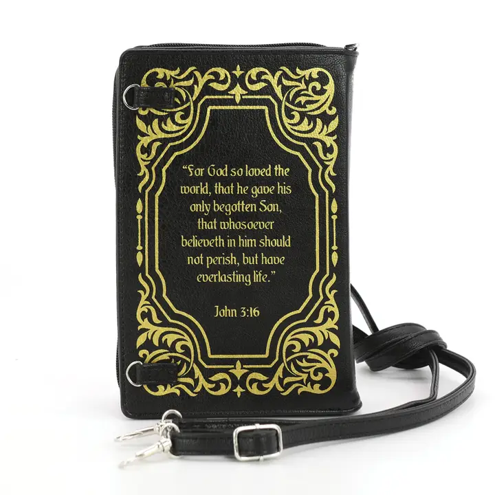 Holy Bible Book Crossbody Clutch - READY TO SHIP - Image 3