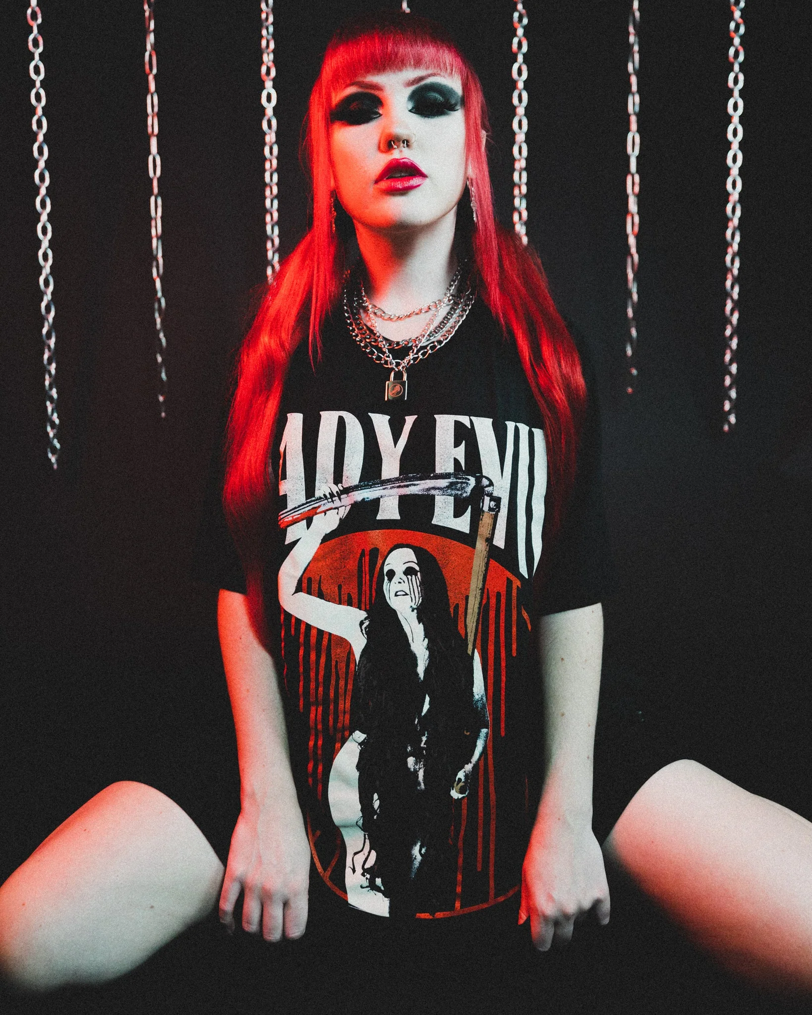 Lady Evil Tee - Image 5