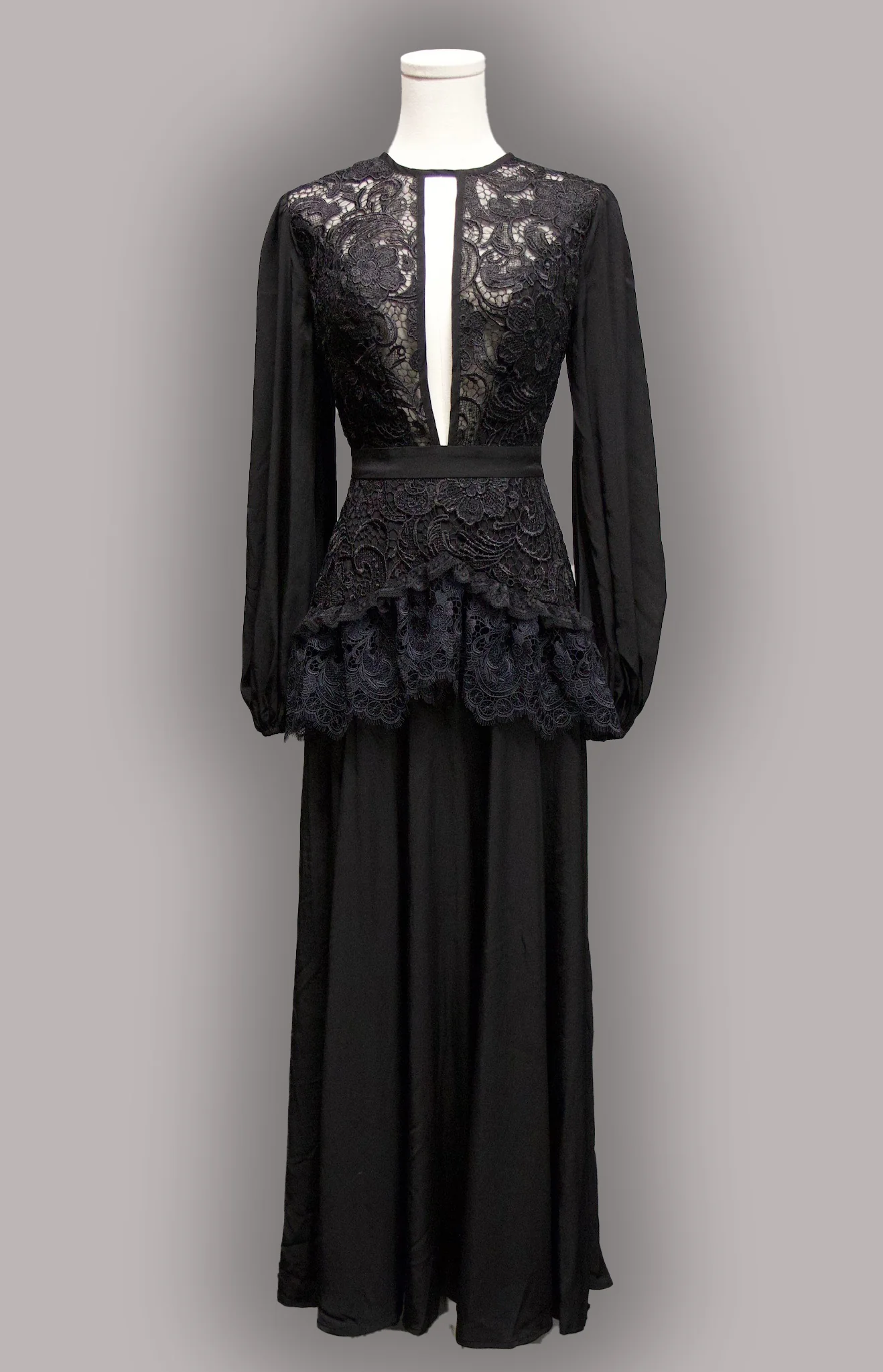 Lenore - Victorian Style Lace Maxi Dress - Image 13