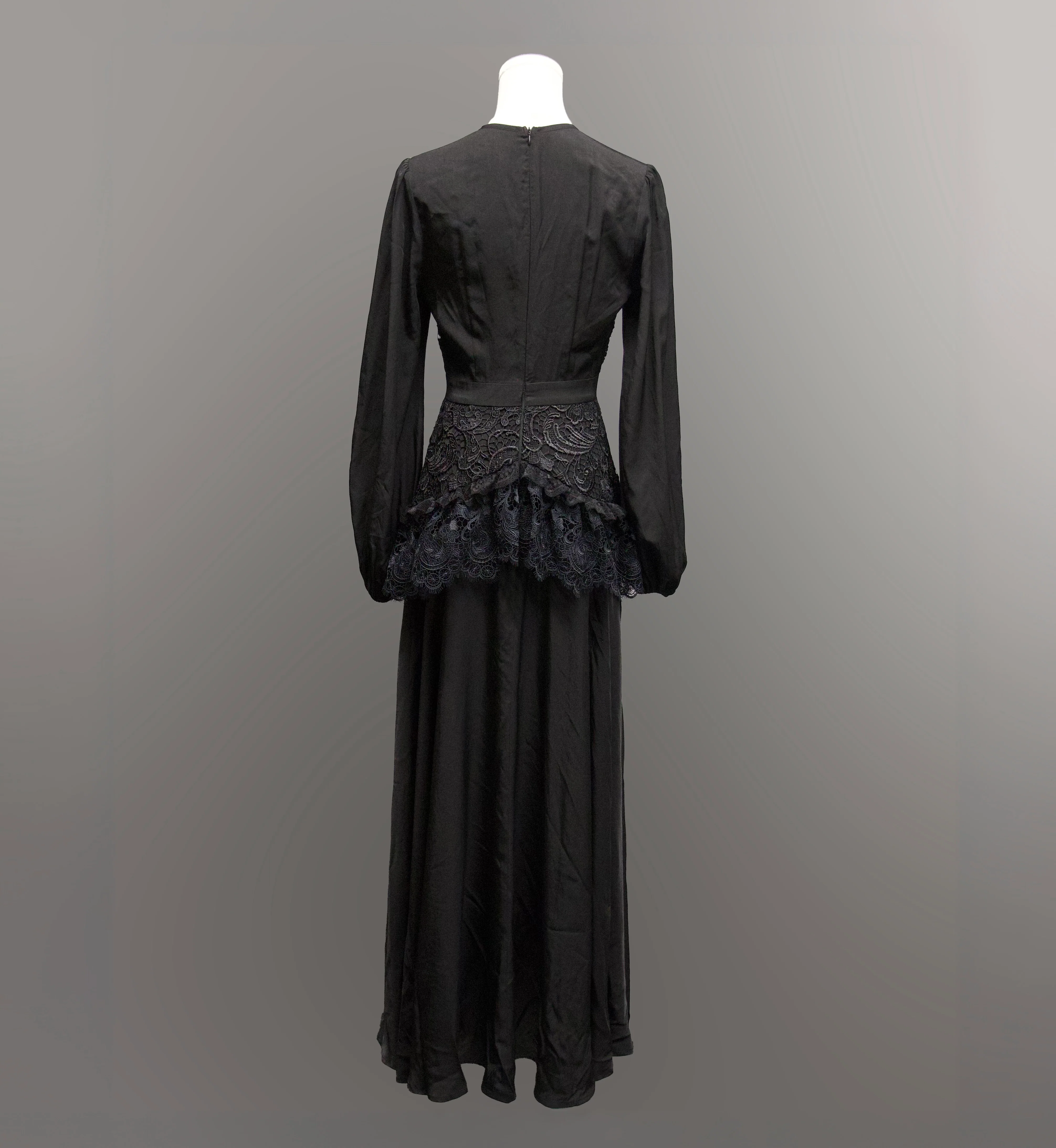 Lenore - Victorian Style Lace Maxi Dress - Image 14