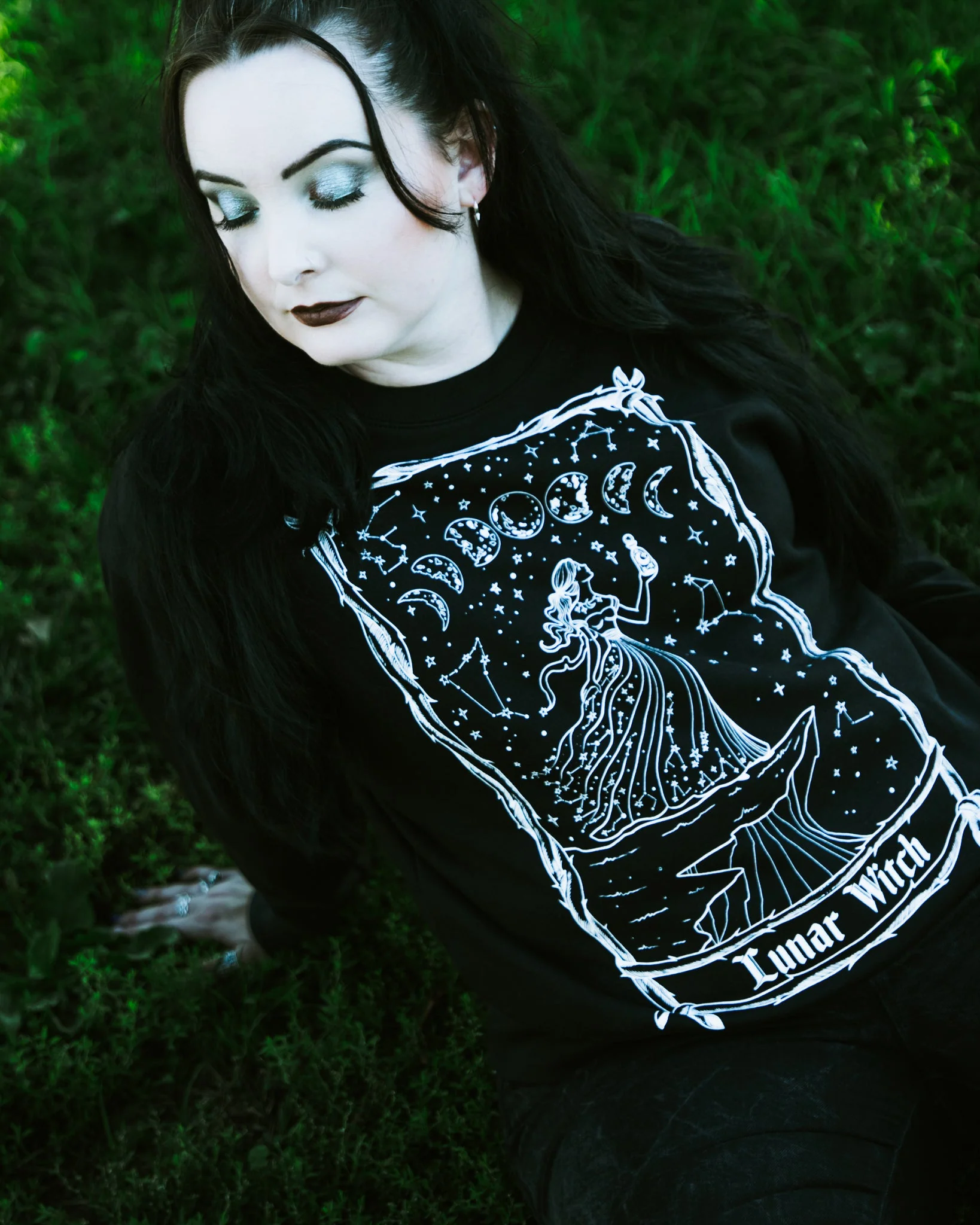Lunar Witch Sweatshirt - Image 2