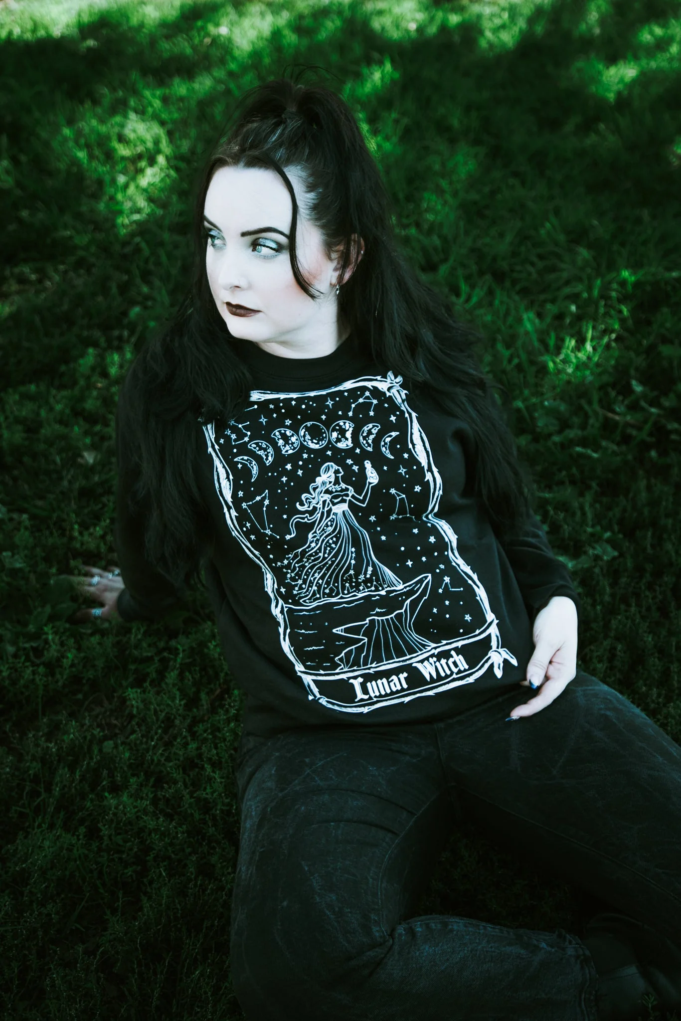 Lunar Witch Sweatshirt - Image 4