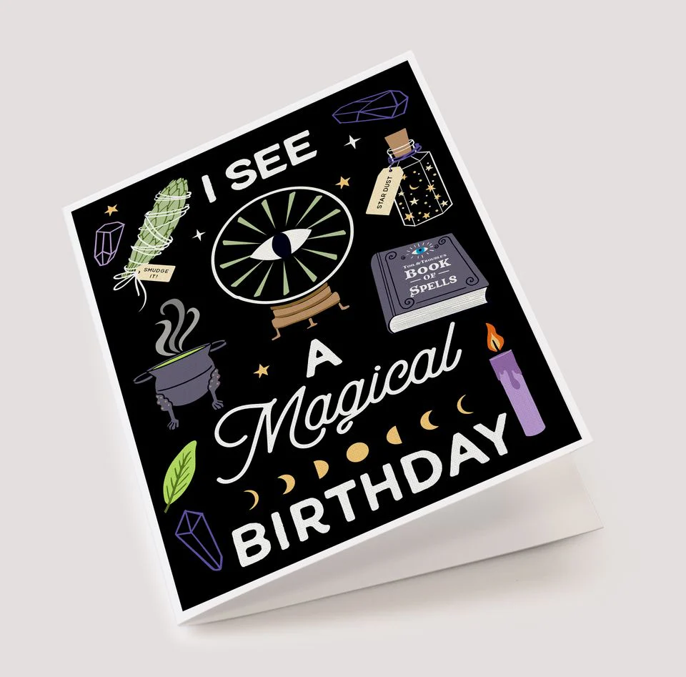 Magic Spells Birthday Card - Image 3