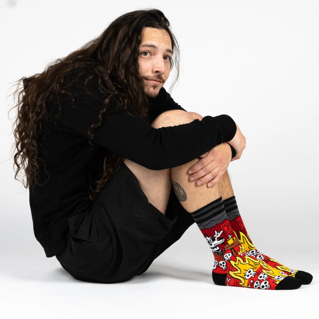 Metal This is Fine Crew Sock Pack | 2 Designs - Image 3