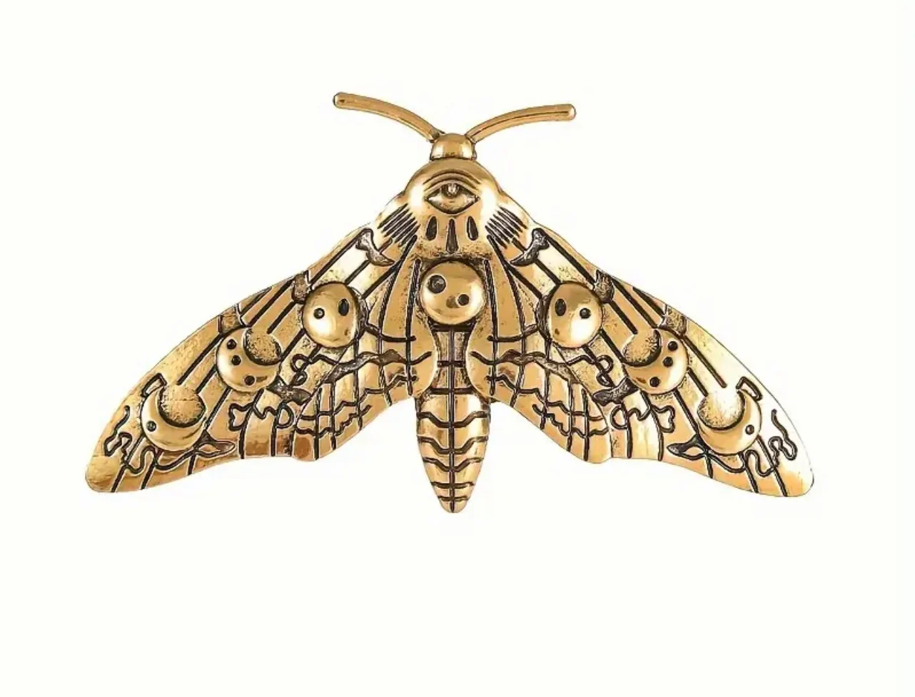 Moon Moth Hair clip - READY TO SHIP - Image 2