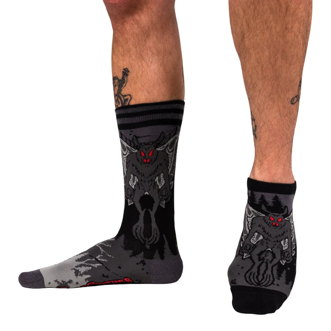Mothman Ankle and Crew Sock Pack | 2 Designs - Image 2
