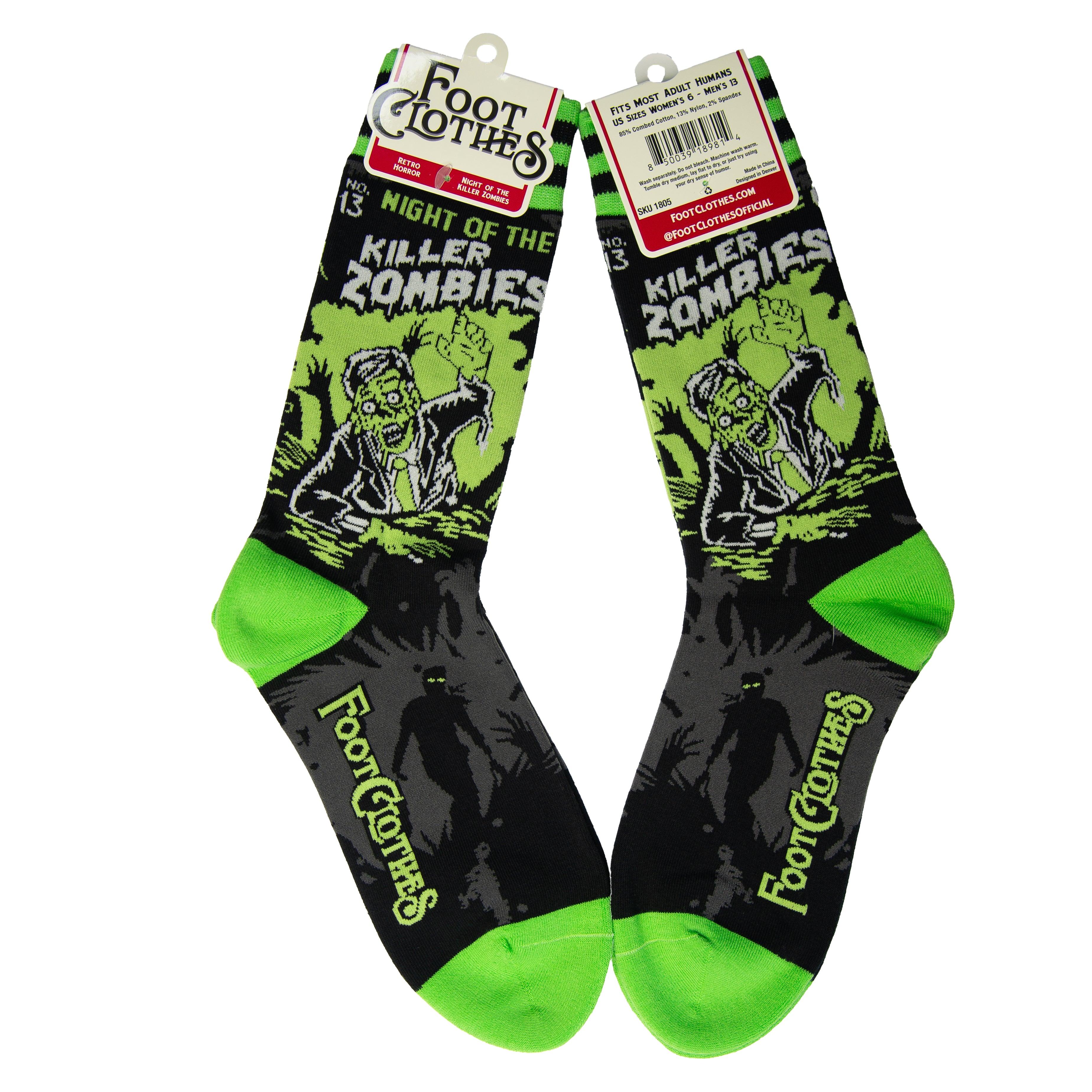 Night of the Killer Zombies Crew Socks - Image 12