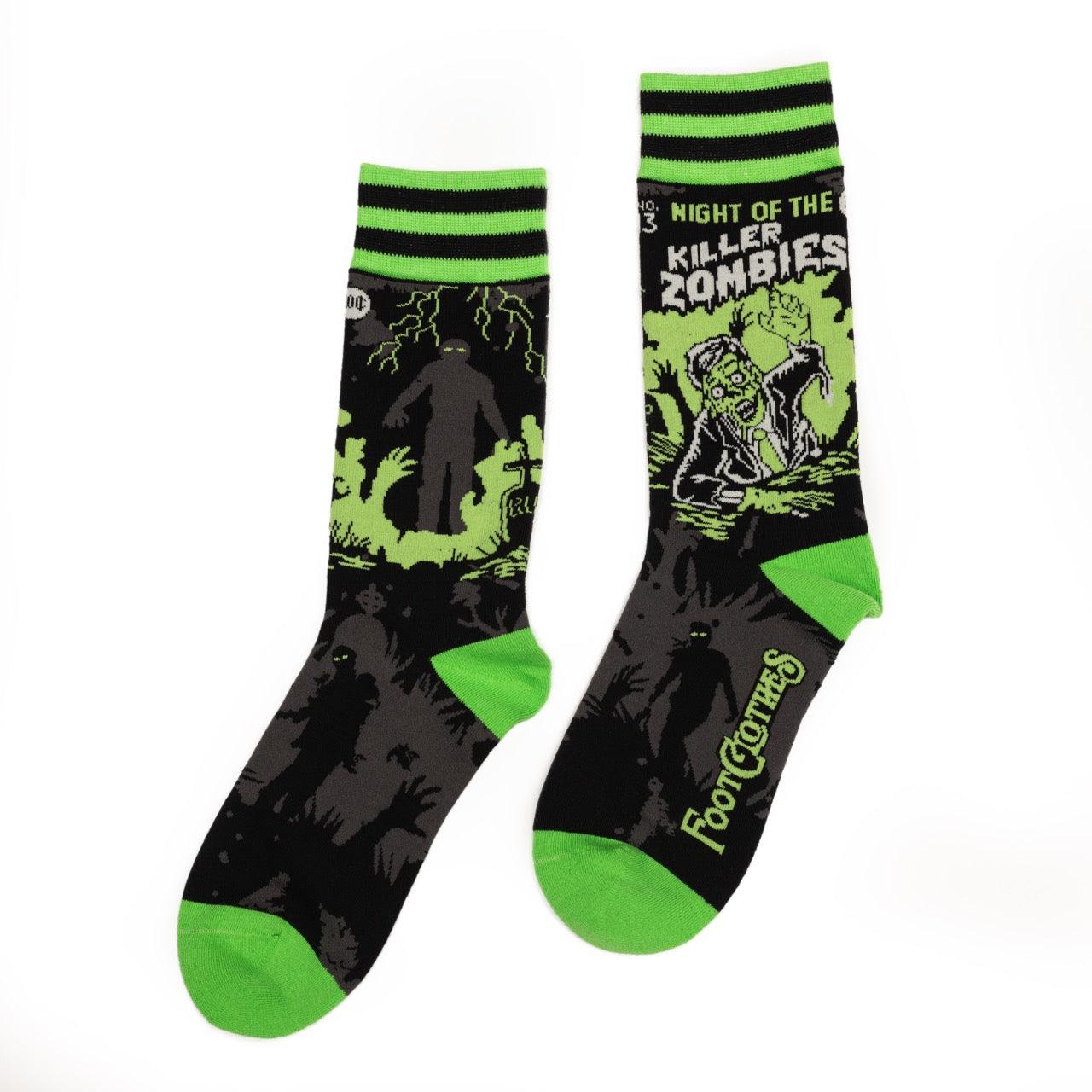 Night of the Killer Zombies Crew Socks - Image 3