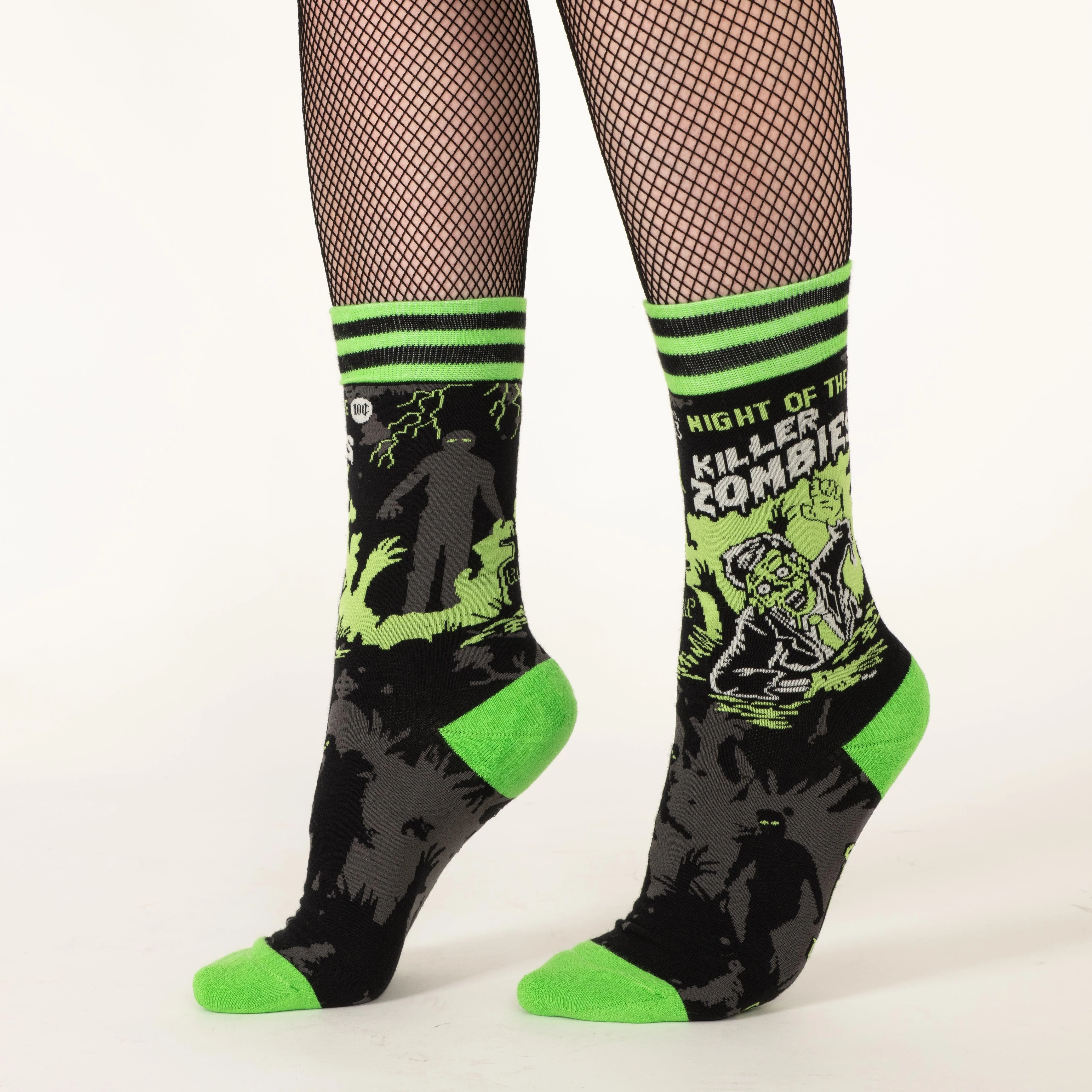 Night of the Killer Zombies Crew Socks - Image 6